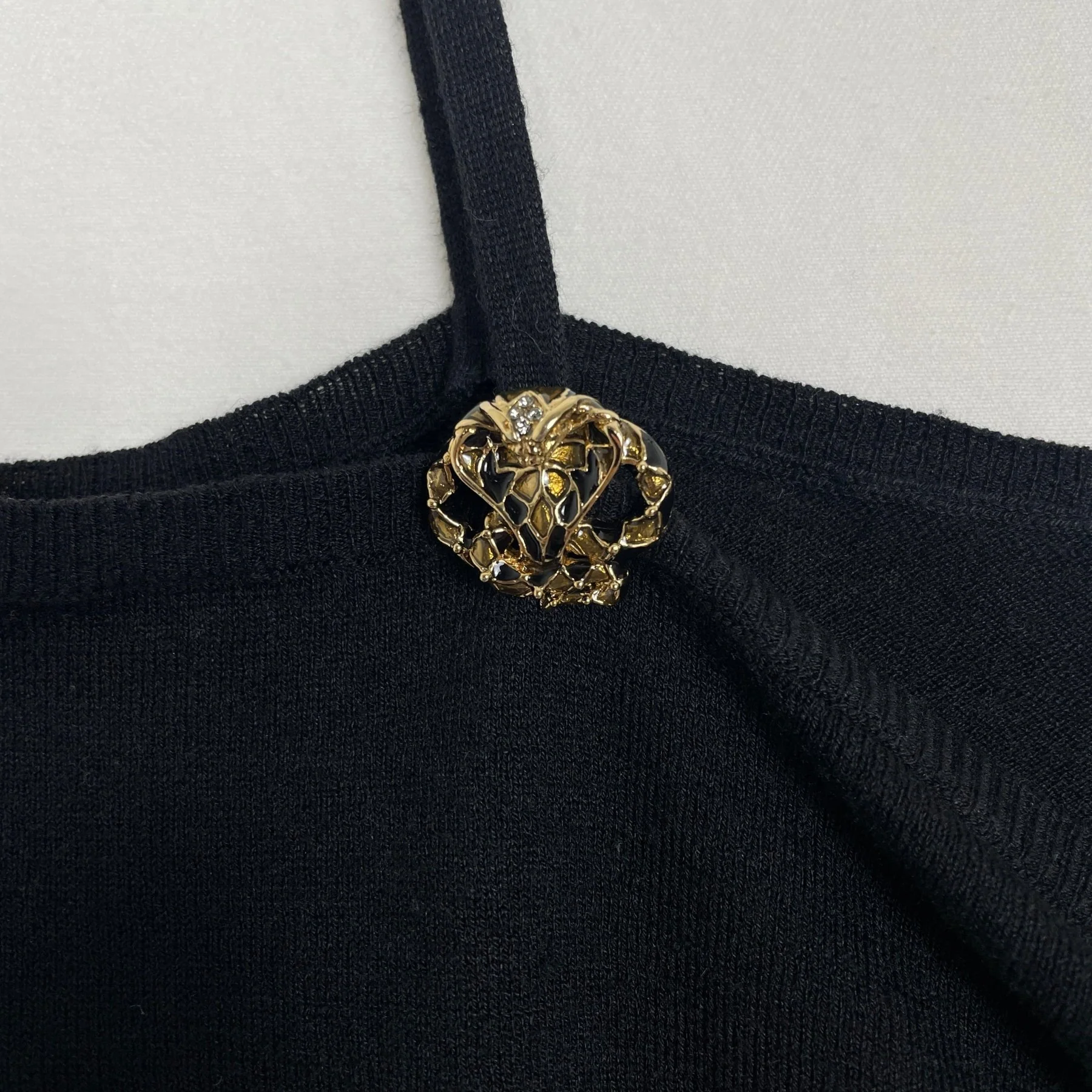 00s Roberto Cavalli Cobra Straps Tank Top - Image 4