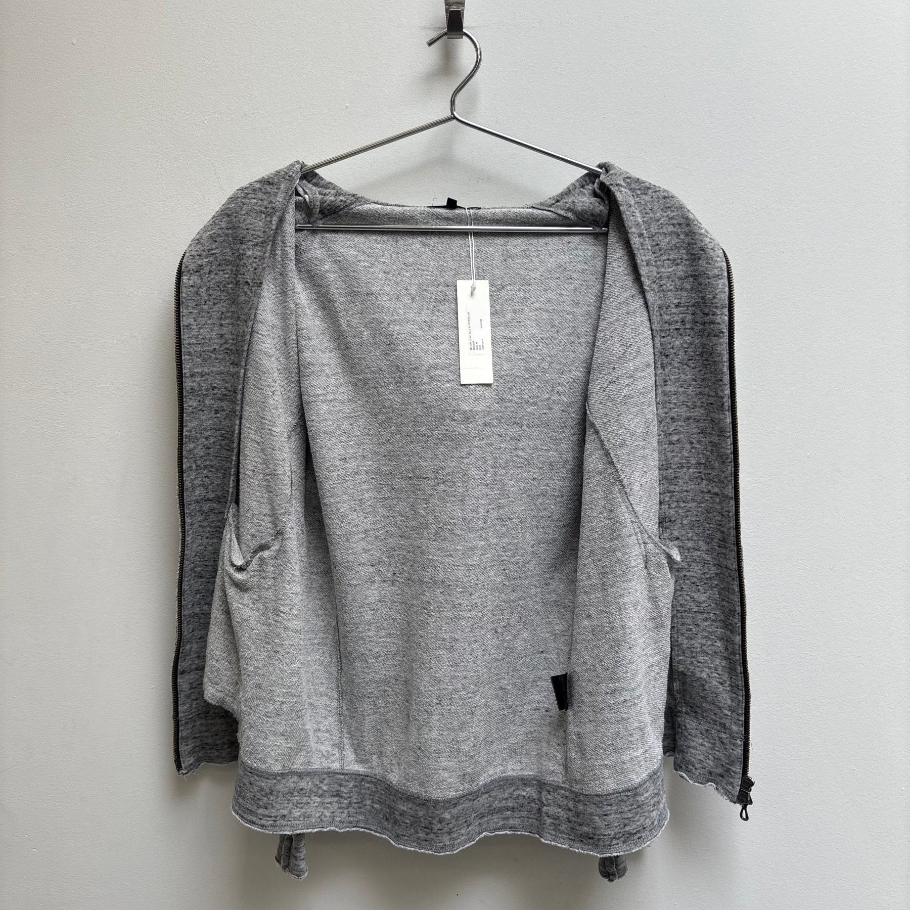 00s Shellac Salt & Pepper Zip Up Hoodie - Image 11