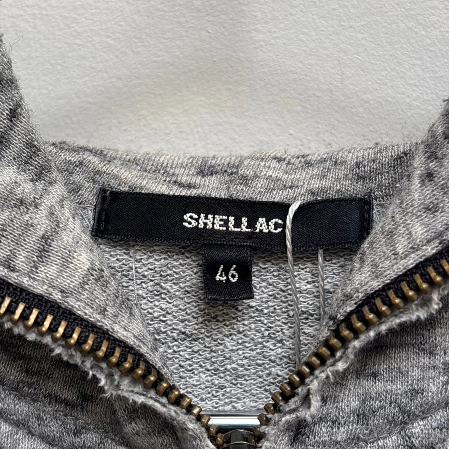 00s Shellac Salt & Pepper Zip Up Hoodie - Image 12