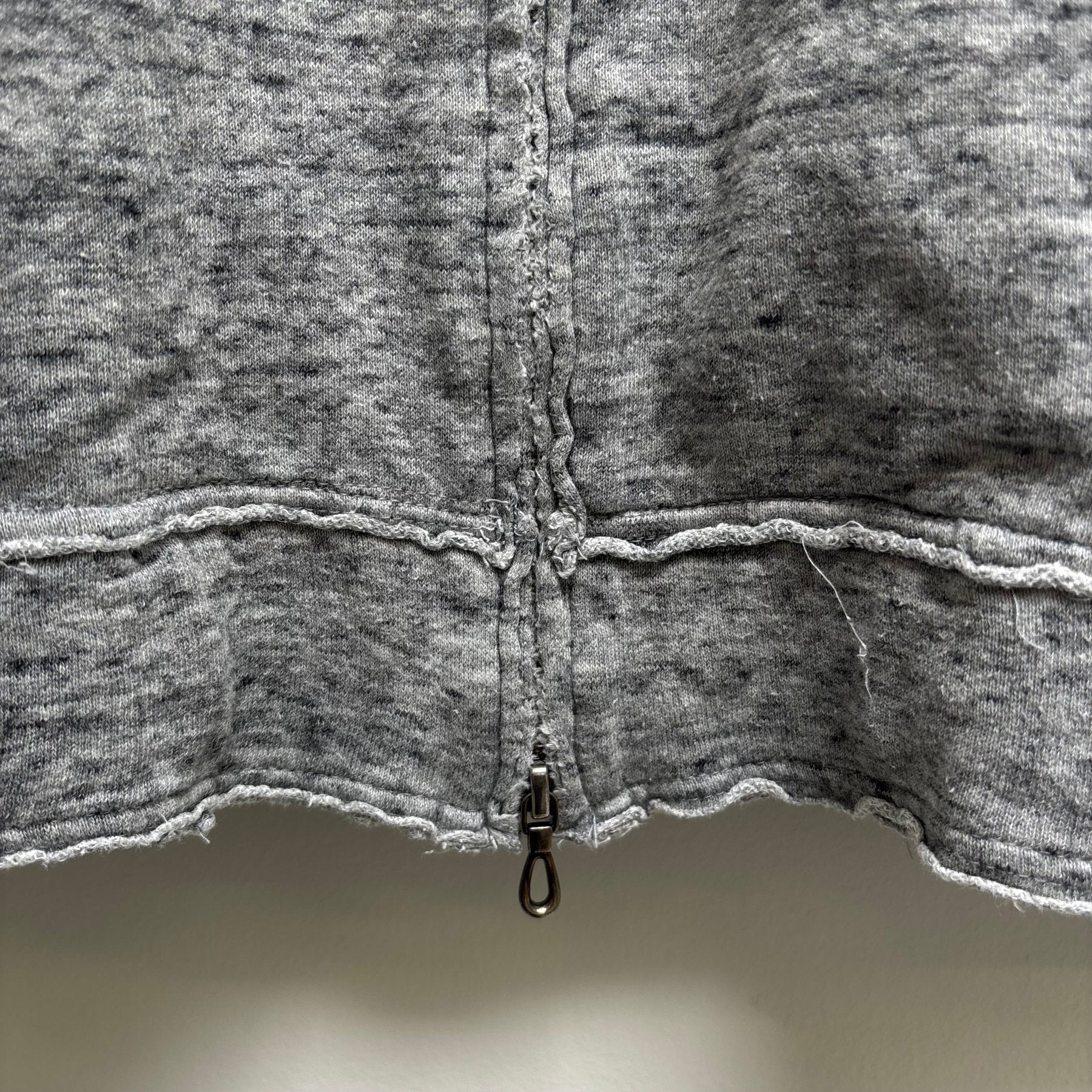 00s Shellac Salt & Pepper Zip Up Hoodie - Image 5
