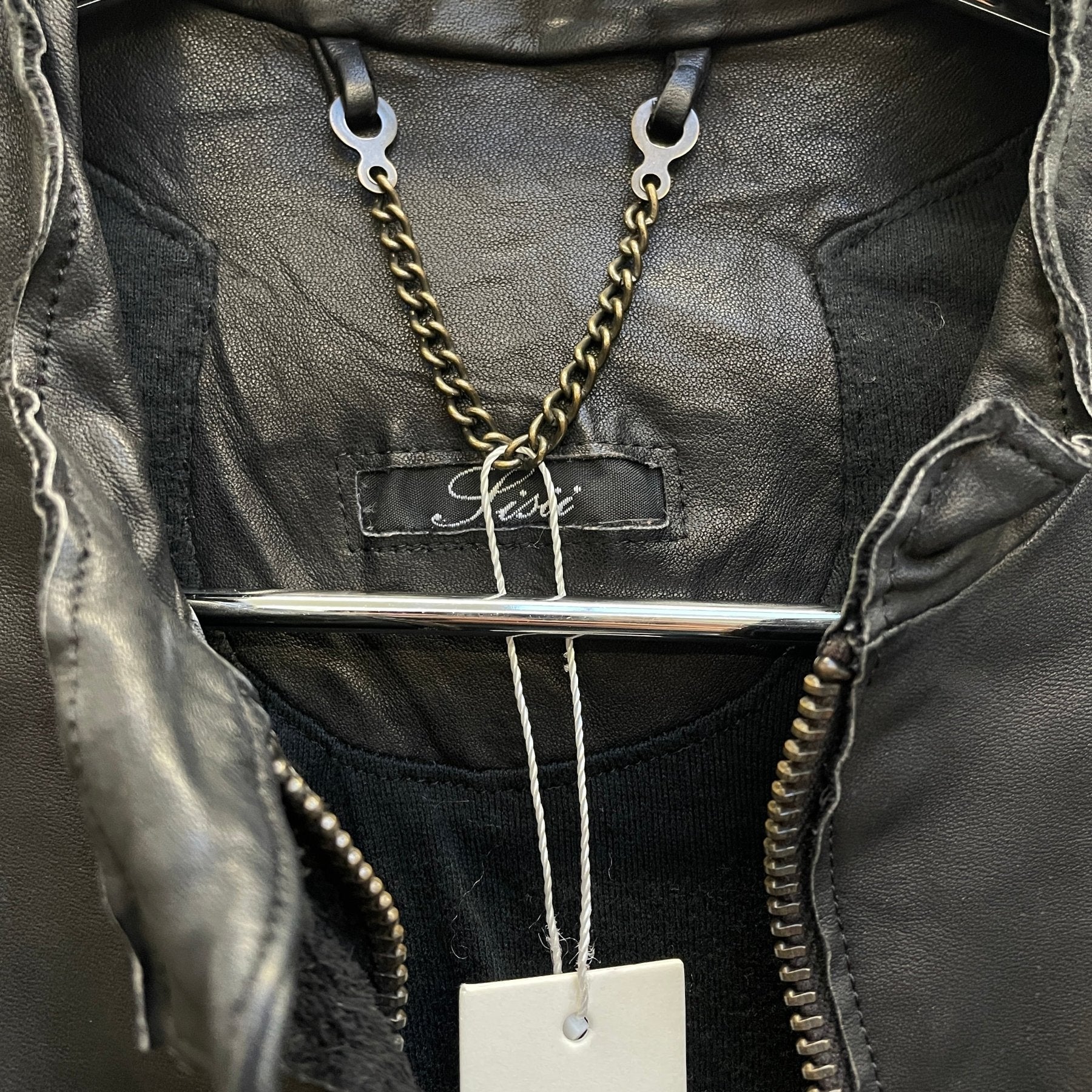 00s SISII Leather Moto Jacket - Image 10