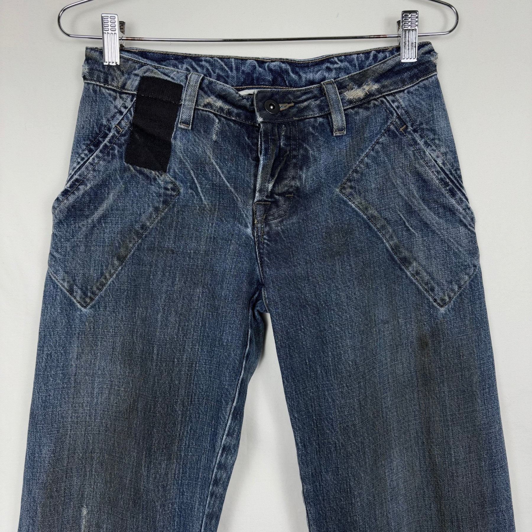 2001 Rick Owens Slab Spiral Cut Jeans - Image 3