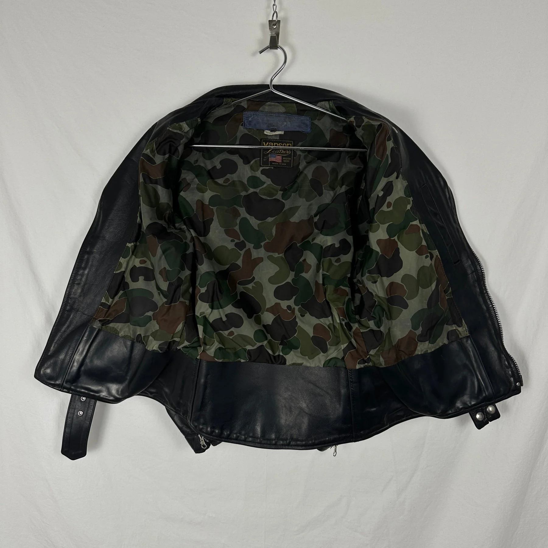 2007 Junya Watanabe Vanson Leather Biker Jacket - Image 11