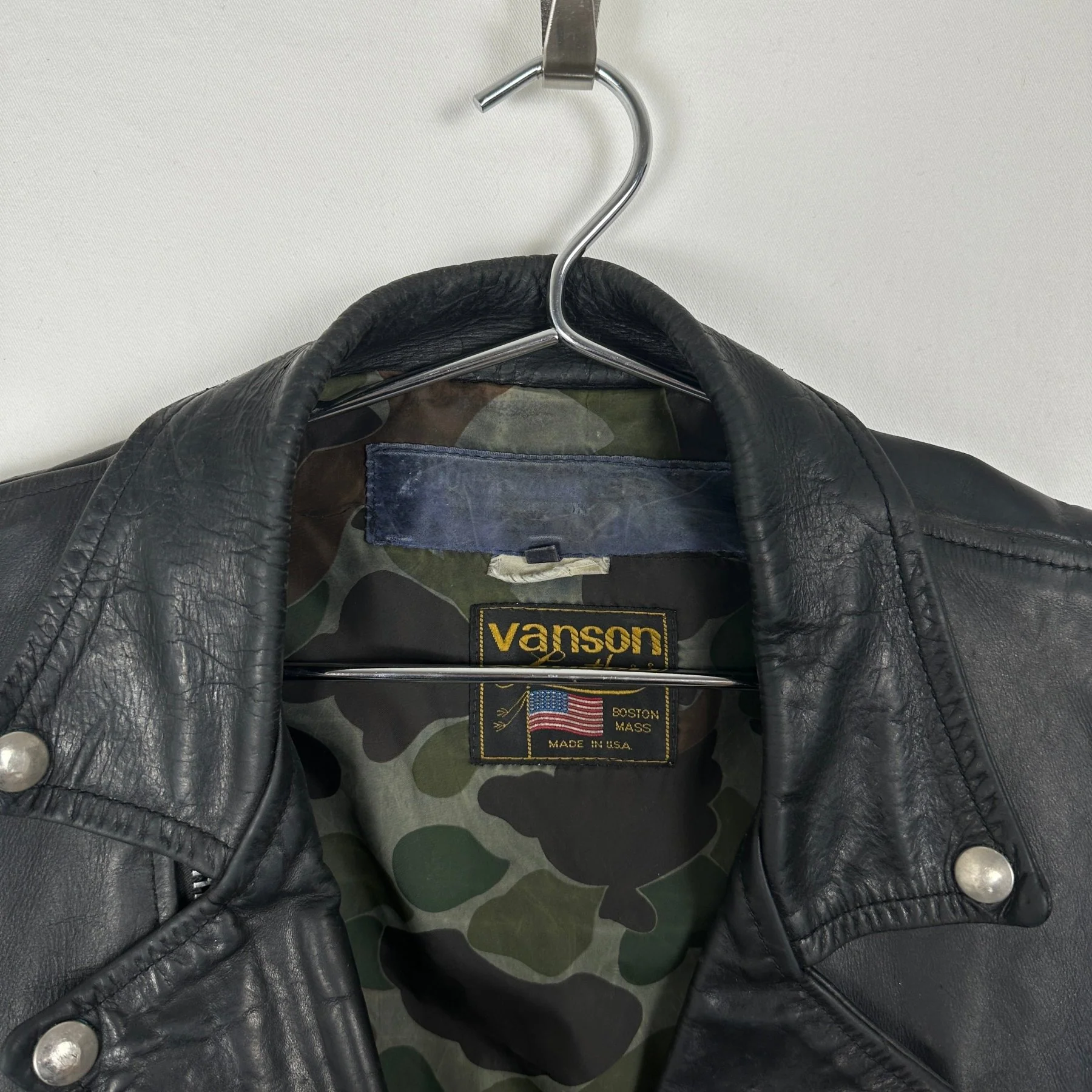 2007 Junya Watanabe Vanson Leather Biker Jacket - Image 4