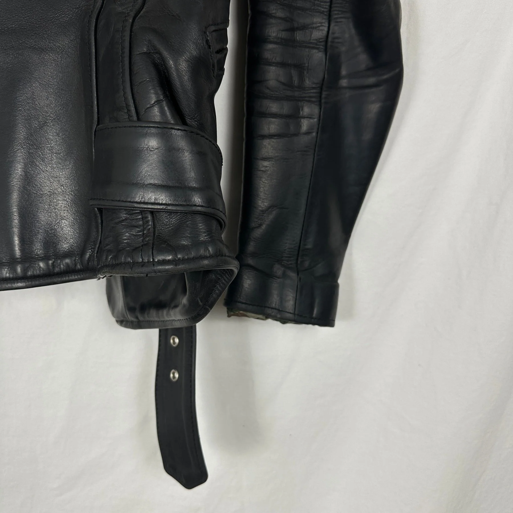 2007 Junya Watanabe Vanson Leather Biker Jacket - Image 9