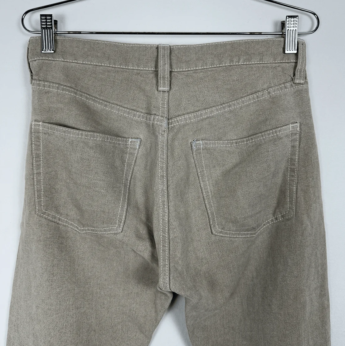 2008 Junya Watanabe Distressed Linen Trousers - Image 4