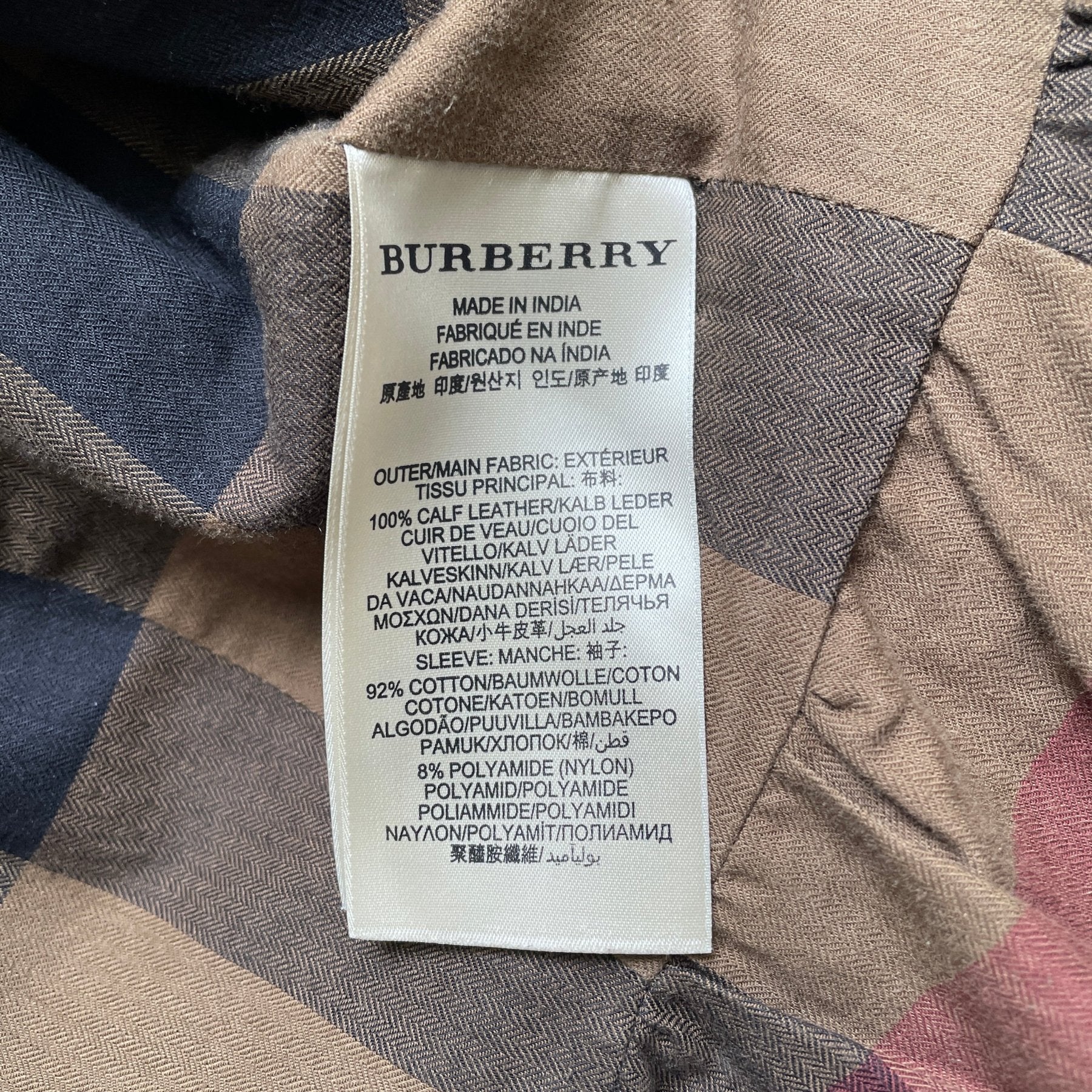 2010s Burberry Hybrid Calf Leather Short Trench Coat - Image 13