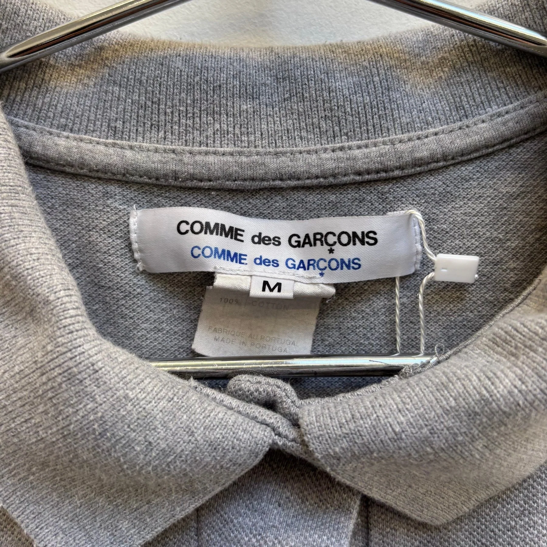 2010s Comme Des Garçons Emblem Patched Polo T-Shirt - Image 8
