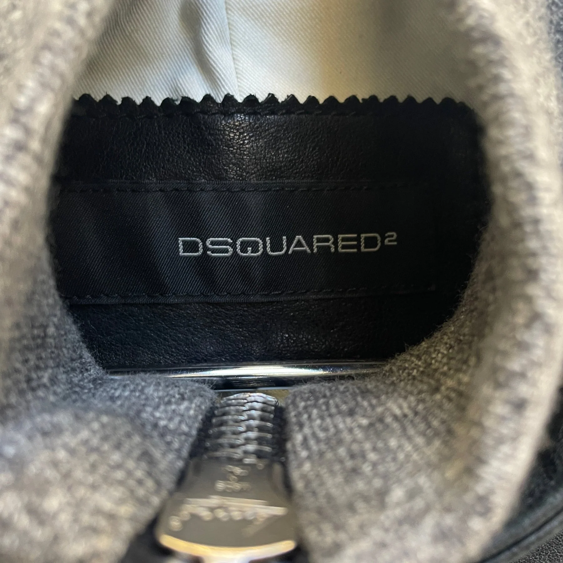 2010s Dsquared2 Hybrid Leather Biker Jacket - Image 10