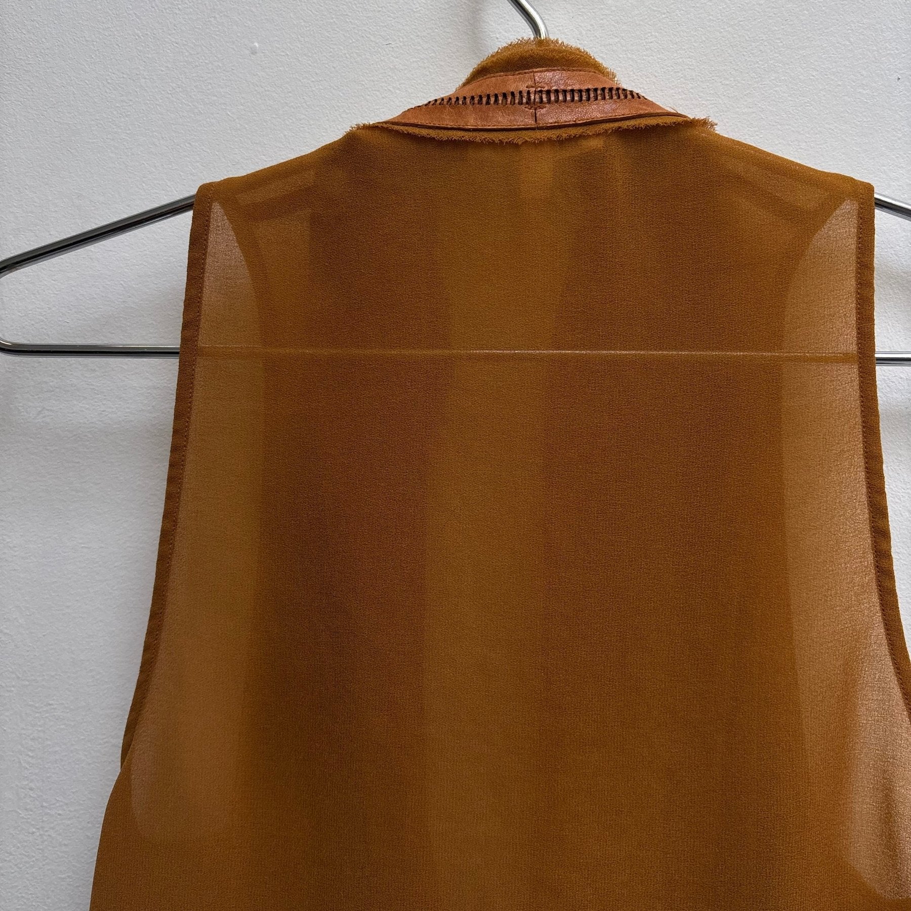 2010s Helmut Lang Neckline Design Draped Tank Top - Image 7