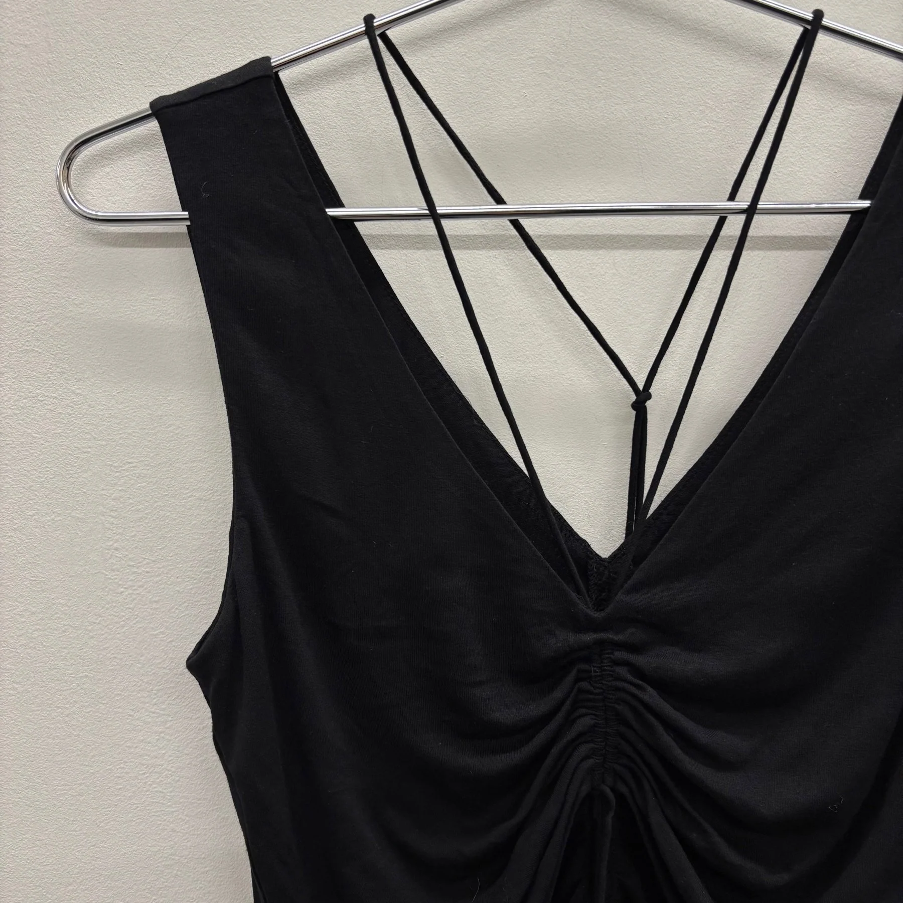 2010s Helmut Lang Scala Ruched Jersey Tank Top - Image 3