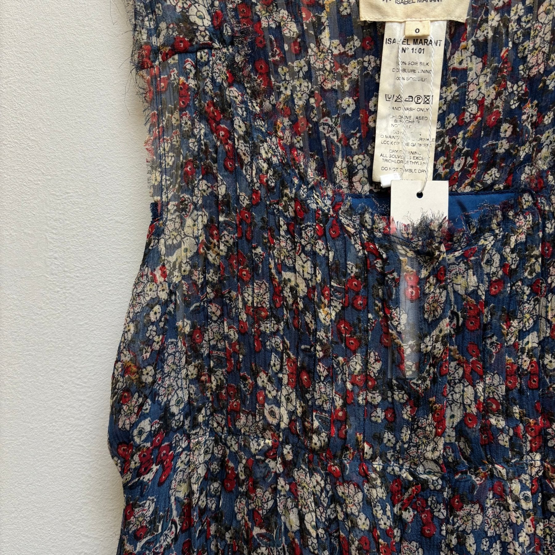 2010s Isabel Marant Étoile Silk Floral Summer Dress - Image 5