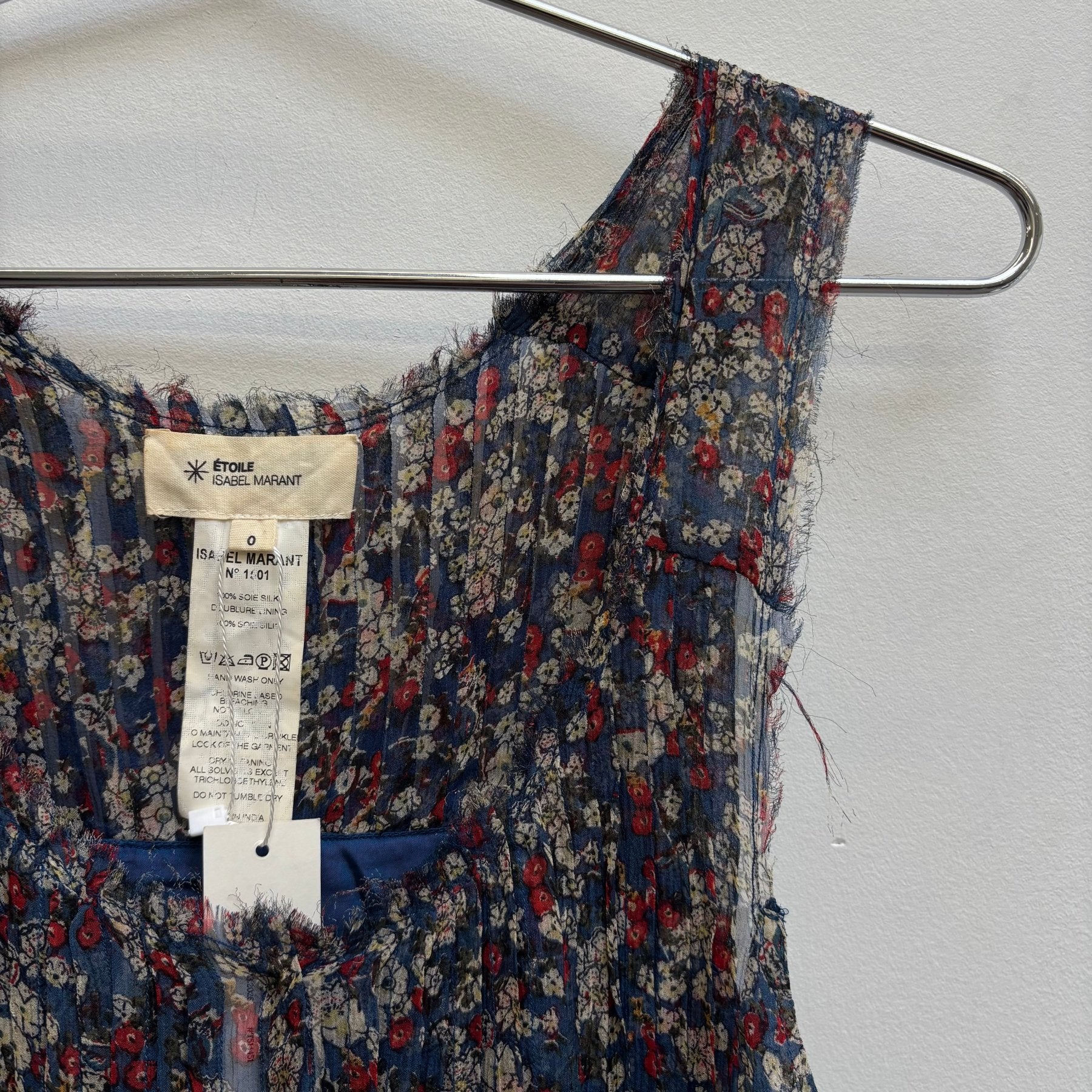 2010s Isabel Marant Étoile Silk Floral Summer Dress - Image 6