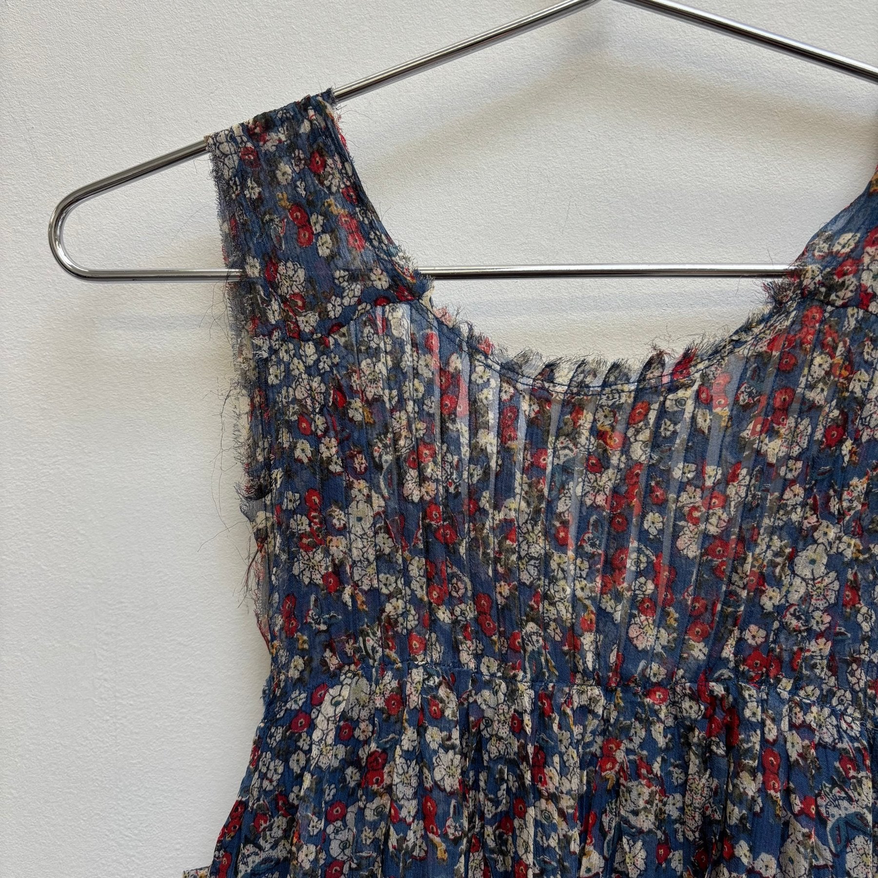 2010s Isabel Marant Étoile Silk Floral Summer Dress - Image 8