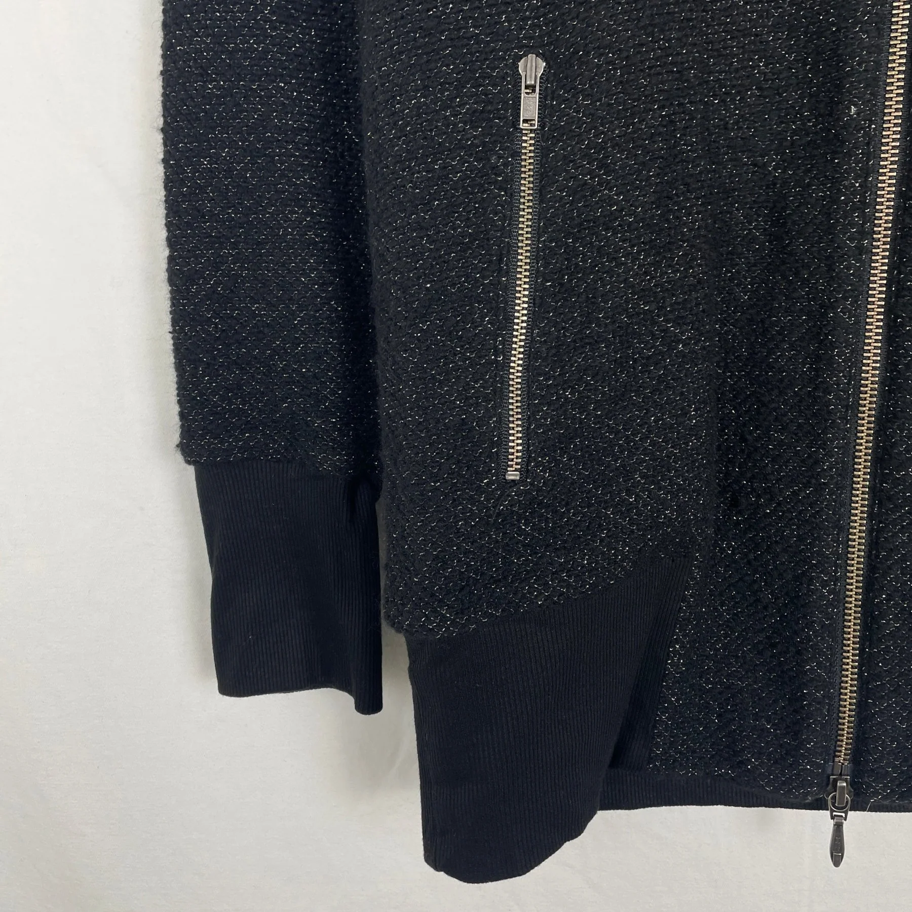 5351 Pour Les Femmes Shiny Speckle Hoodie - Image 4