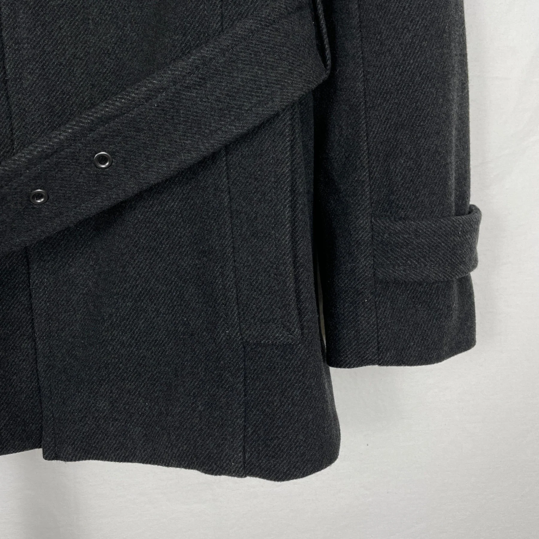 5351 Pour Les Hommes Fur Collar Coat - Image 4