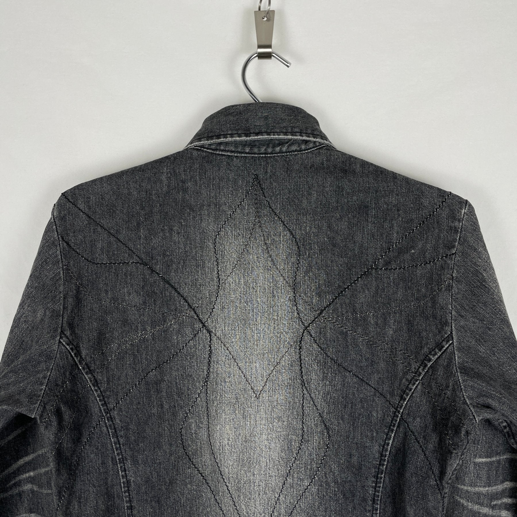 5351 Pour Les Hommes Denim Shirt With Studs - Image 7