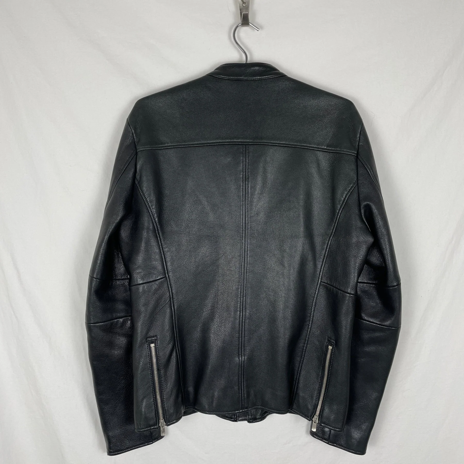 5351 Pour Les Hommes Biker Leather Jacket - Image 4