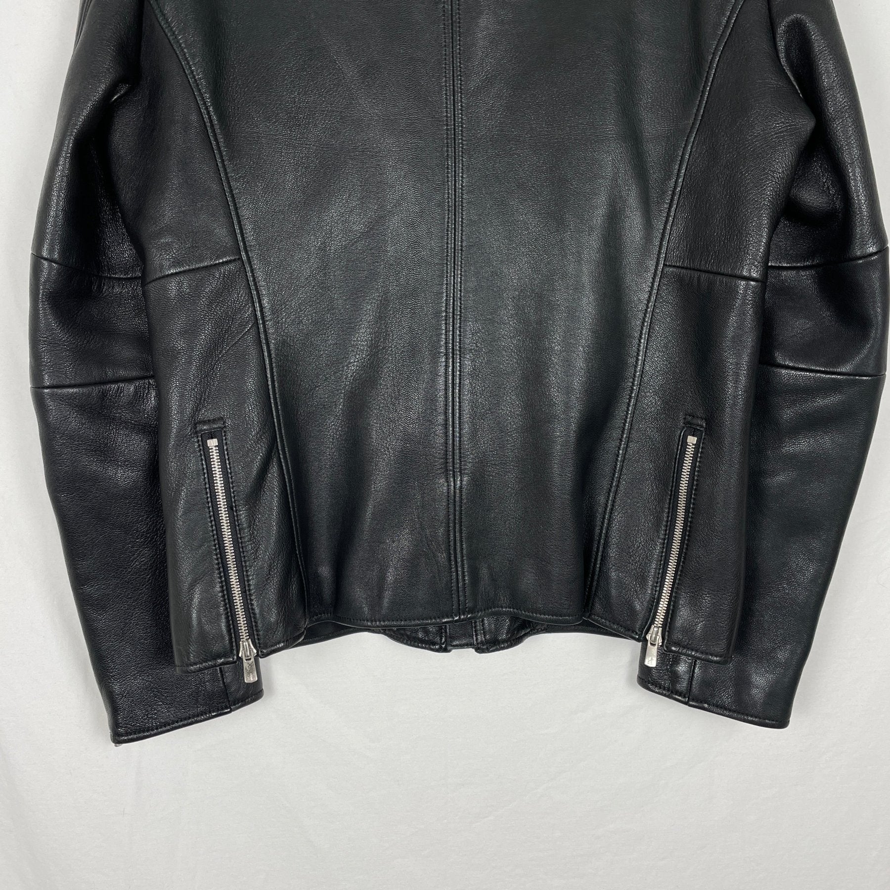 5351 Pour Les Hommes Biker Leather Jacket - Image 6