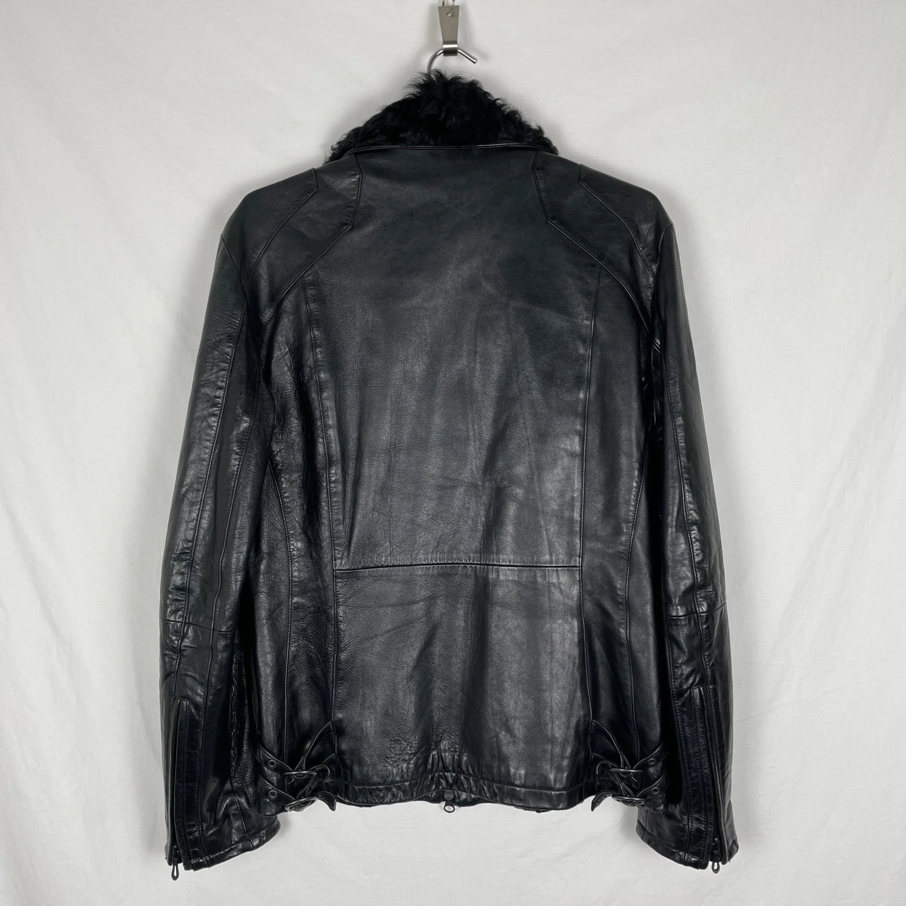 5351 Pour les Hommes Leather Biker Jacket - Image 2
