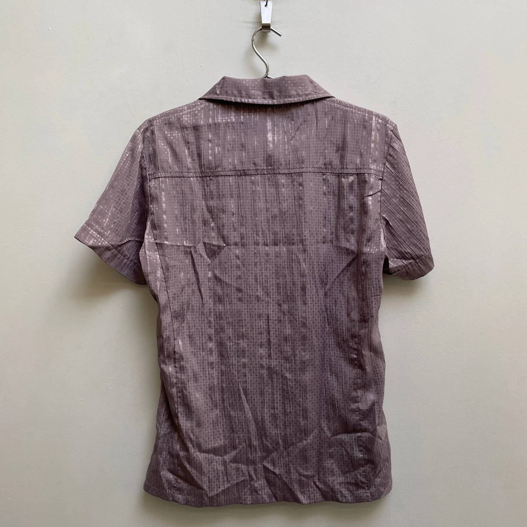 5351 Pour Les Hommes Patterned Wrinkle Button Up Blouse - Image 2