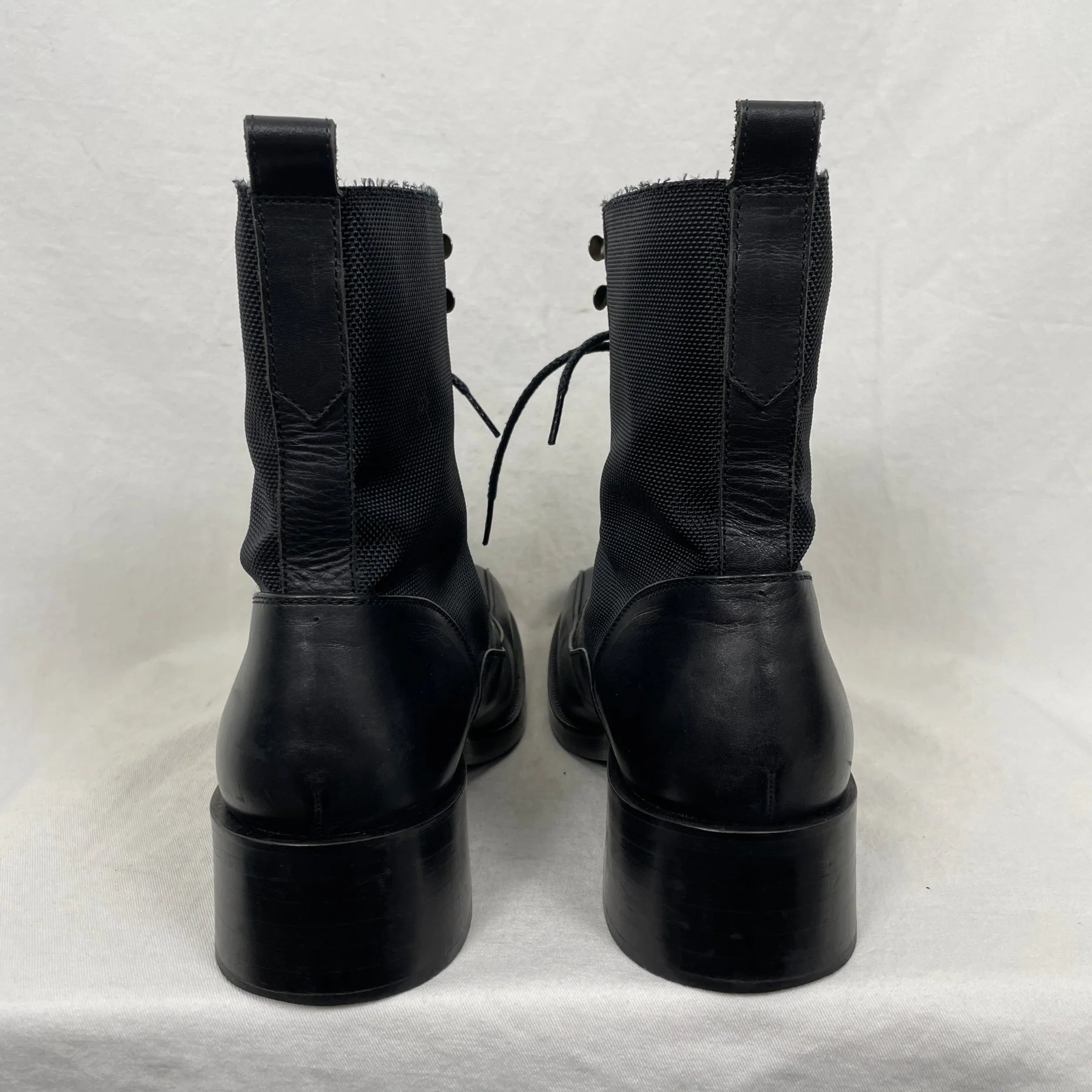 5351 Pour Les Hommes Square Toe Combat Boots - Image 5