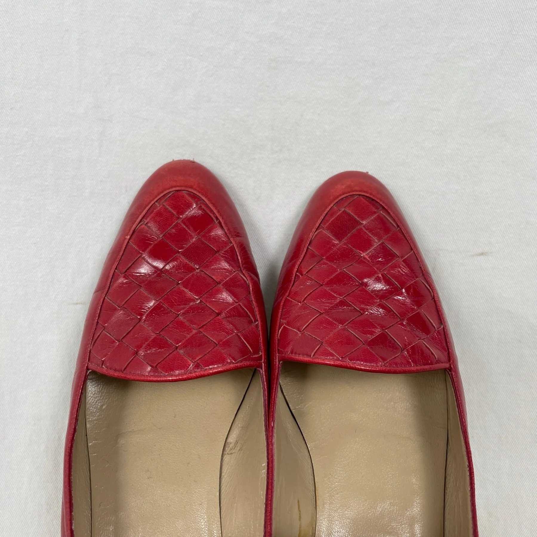 80s Bottega Veneta Intrecciato Loafers - Image 5