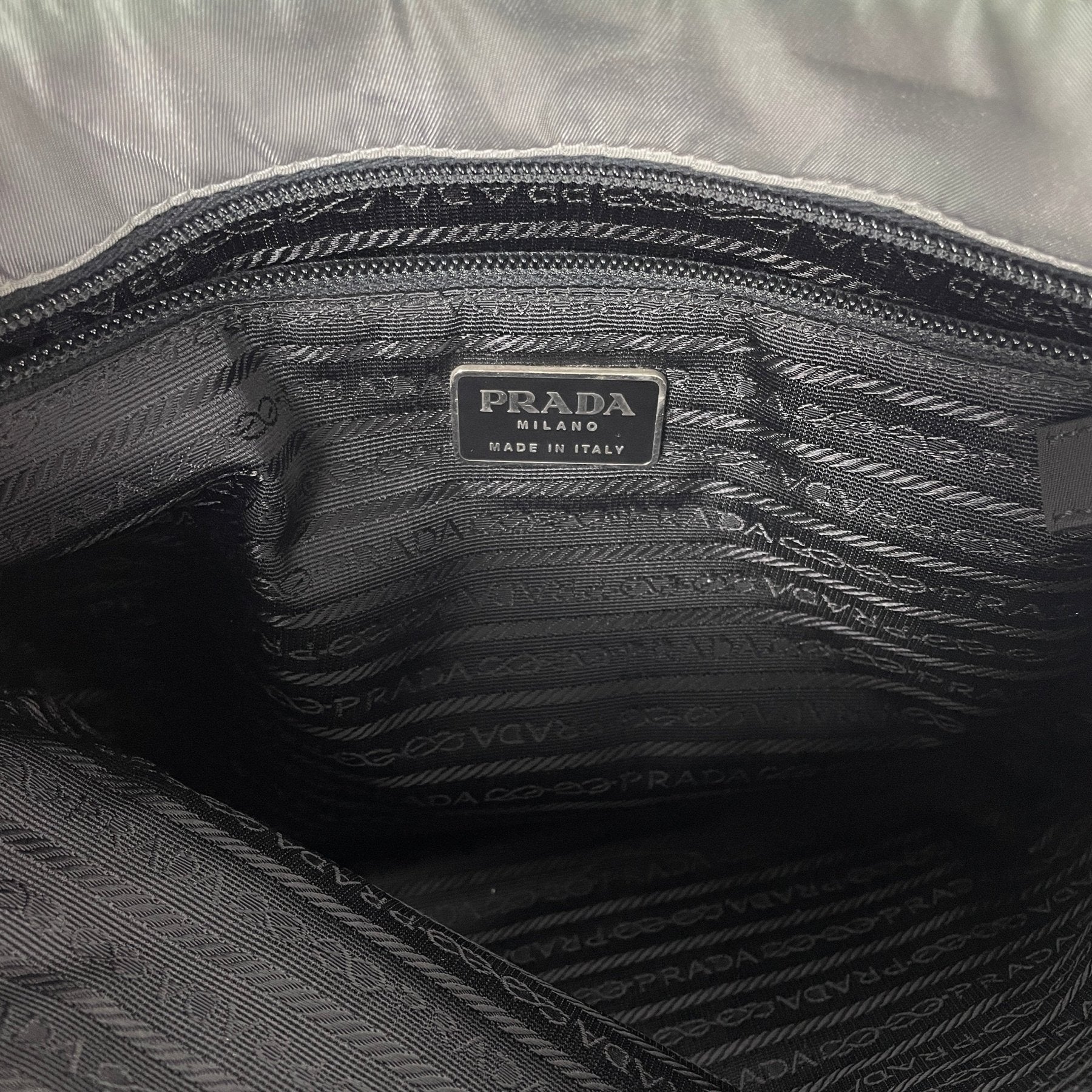 90s Prada Nylon Shoulder Bag - Image 5