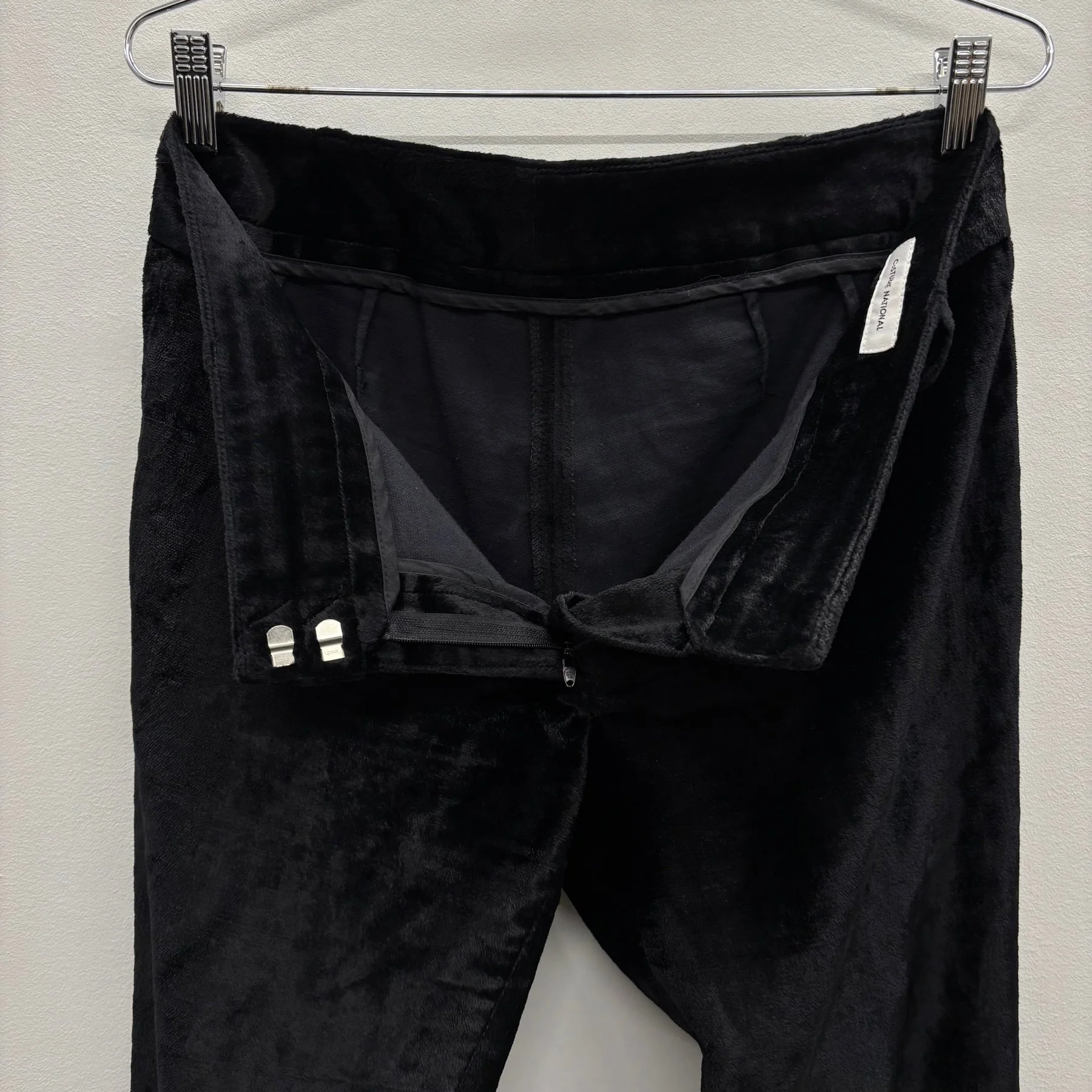00s Costume National Velvet Trousers - Image 11