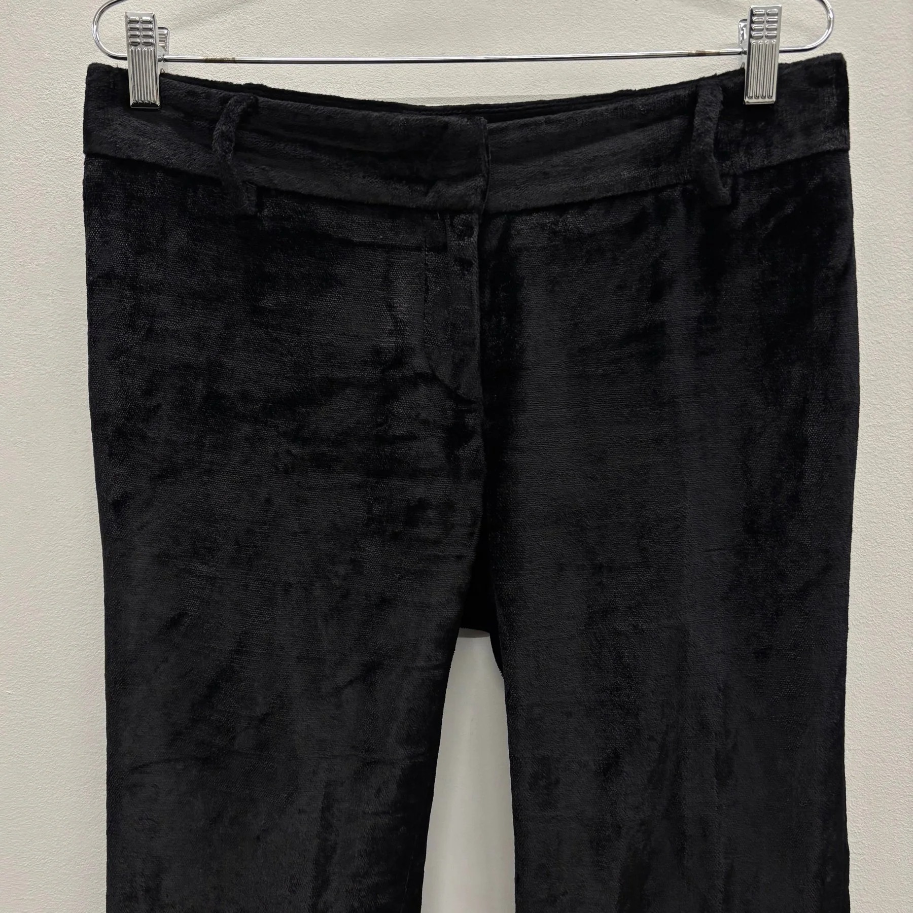 00s Costume National Velvet Trousers - Image 3
