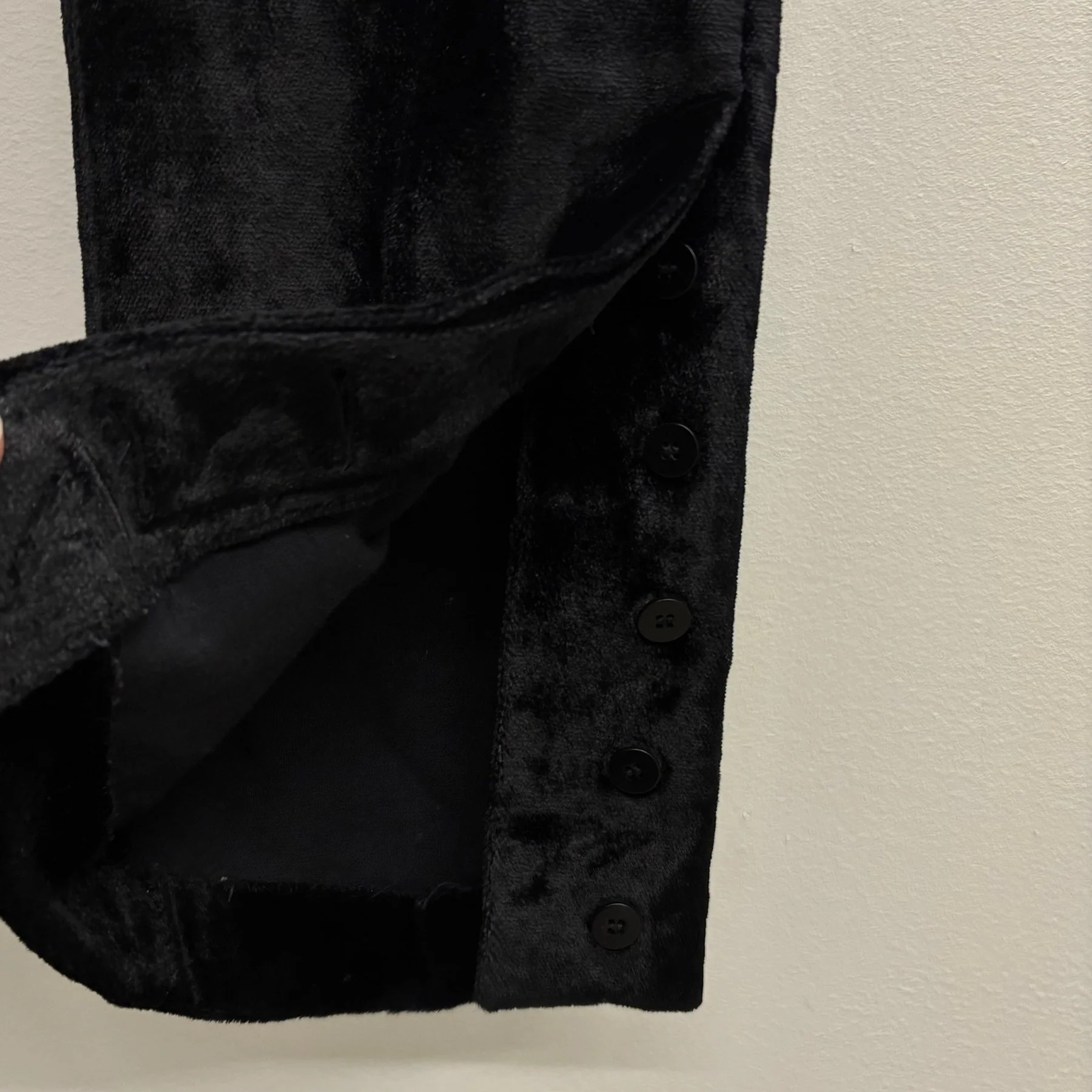 00s Costume National Velvet Trousers - Image 7