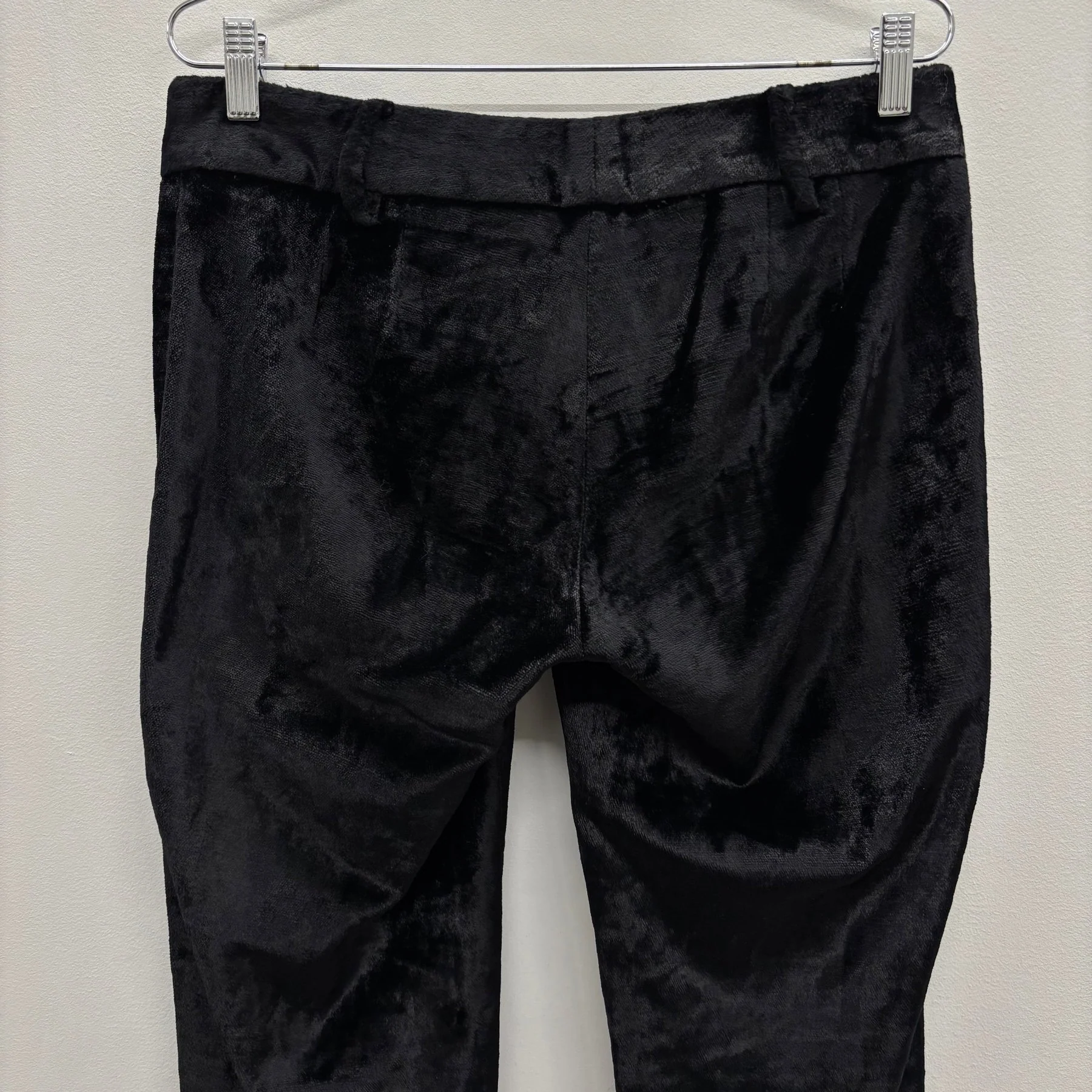 00s Costume National Velvet Trousers - Image 8