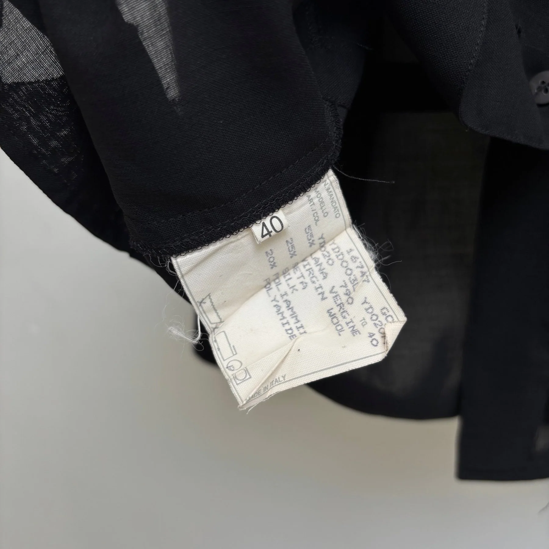 90s Hussein Chalayan Deconstructed Mesh Blouse - Image 10