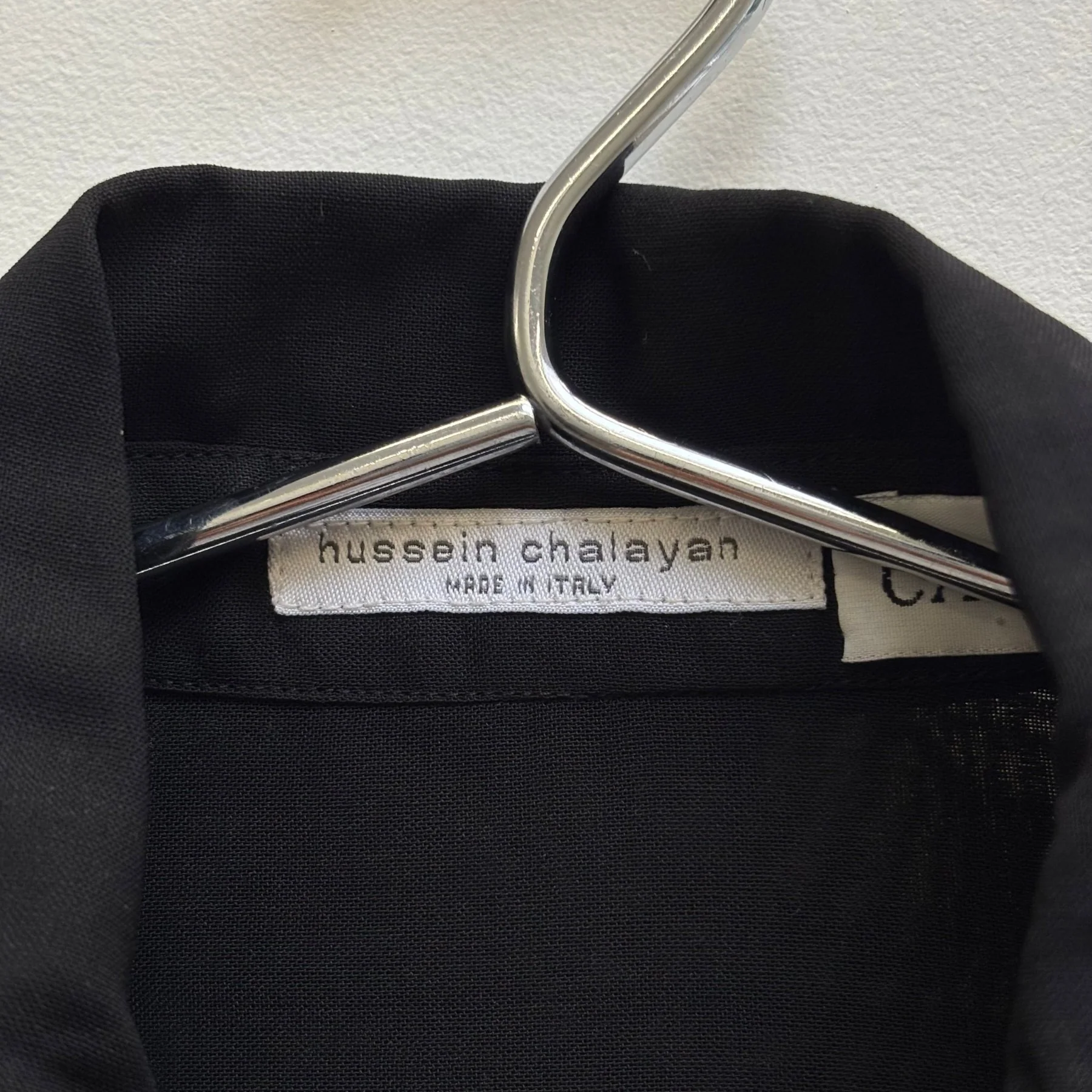 90s Hussein Chalayan Deconstructed Mesh Blouse - Image 11
