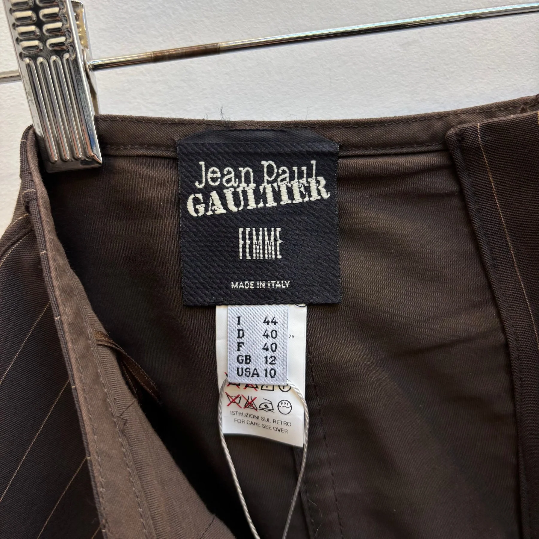 90s Jean Paul Gaultier Corset Pleated Skirt - Image 9