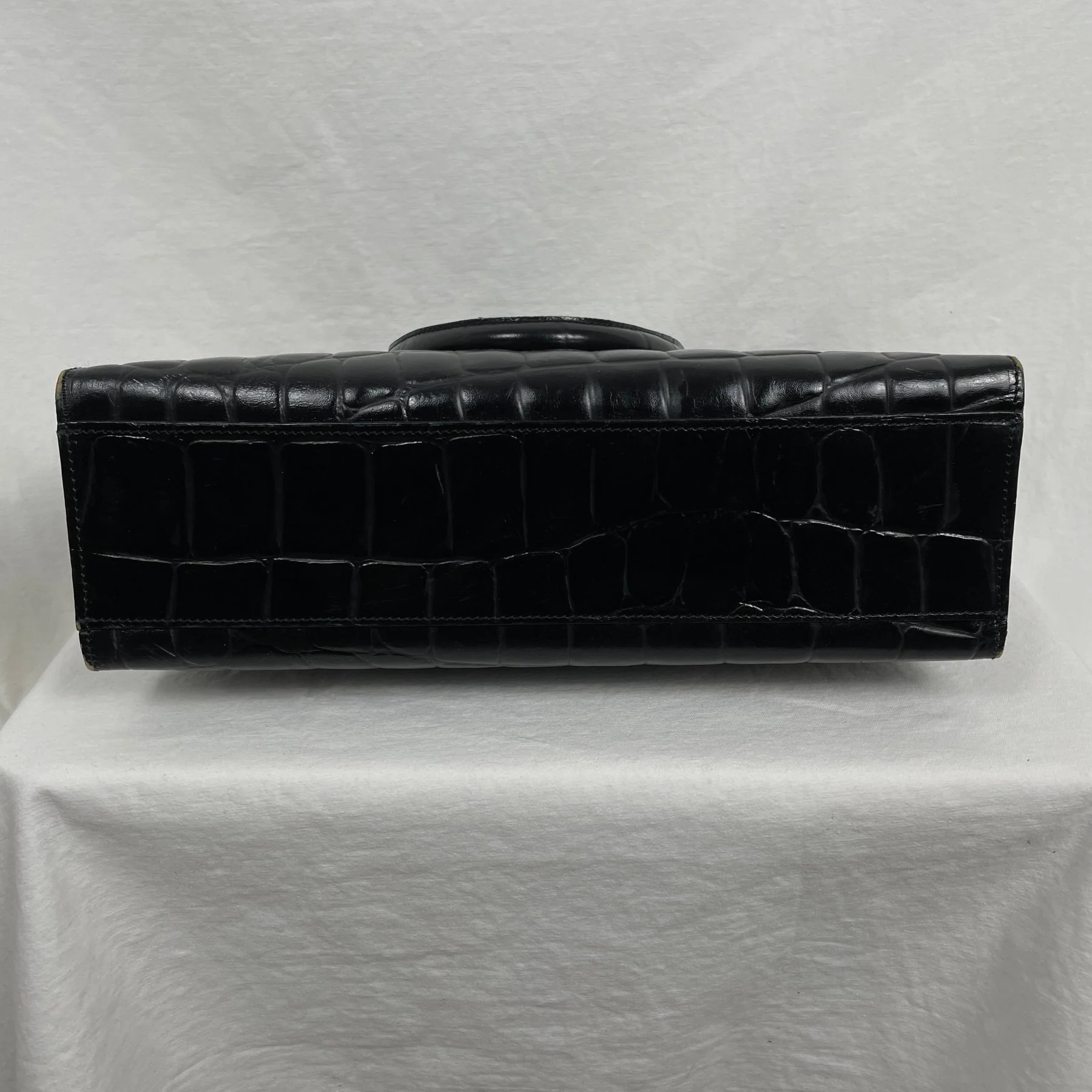 90s Jean Paul Gaultier Crocodile Document Bag - Image 7
