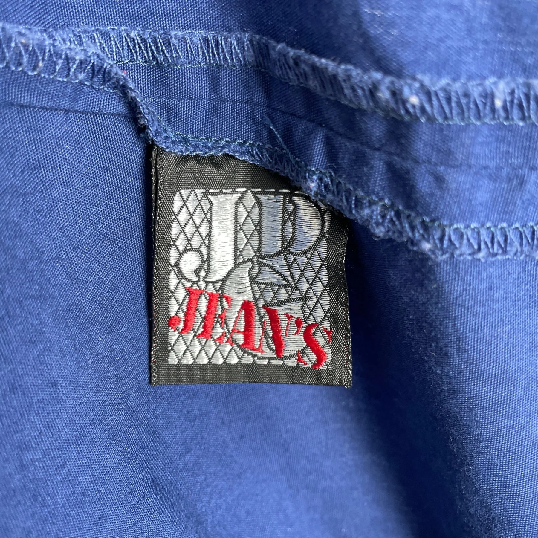 90s Jean Paul Gaultier Fabric Switching Denim Jacket - Image 12