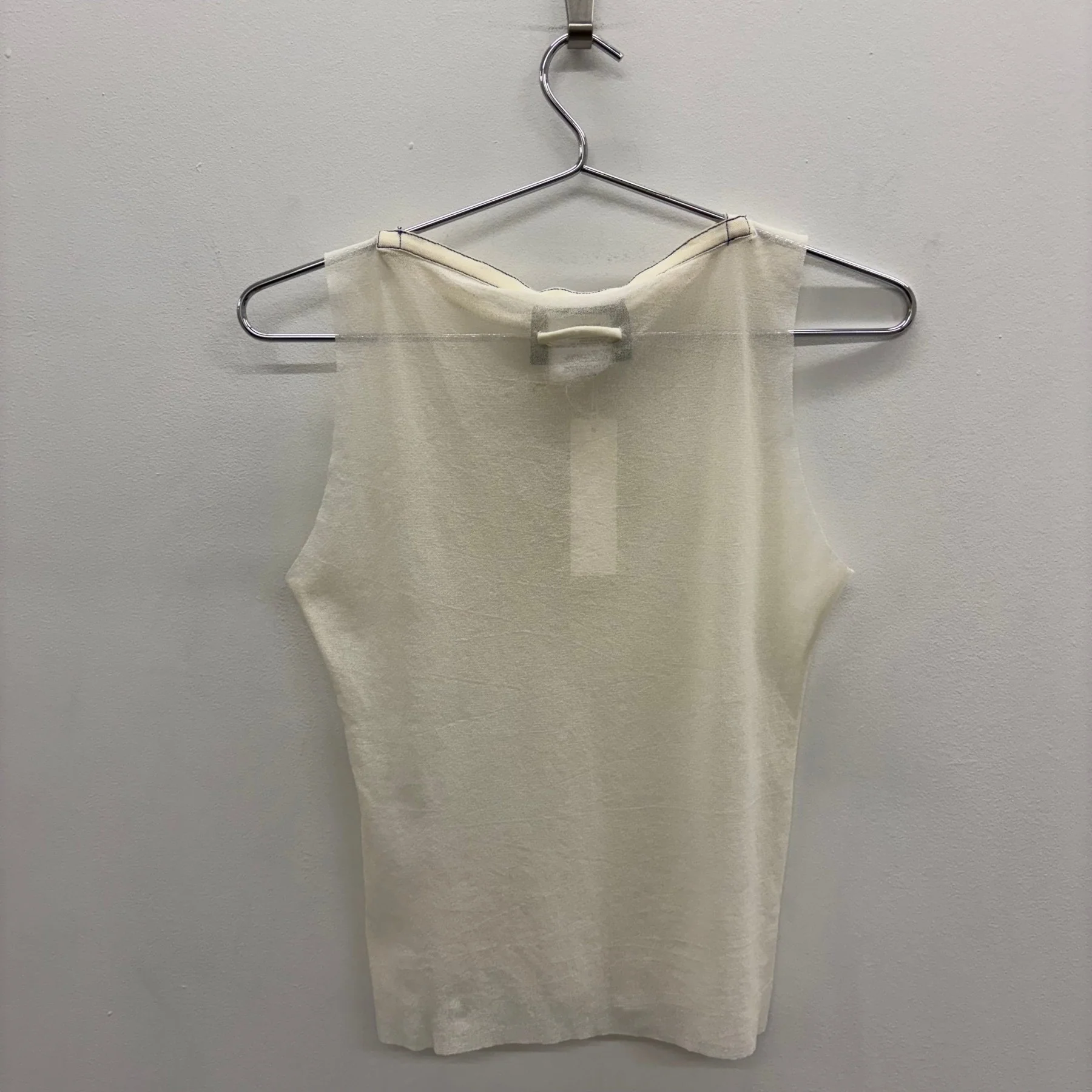 90s Jean Paul Gaultier Sleeveless Mesh Top - Image 2