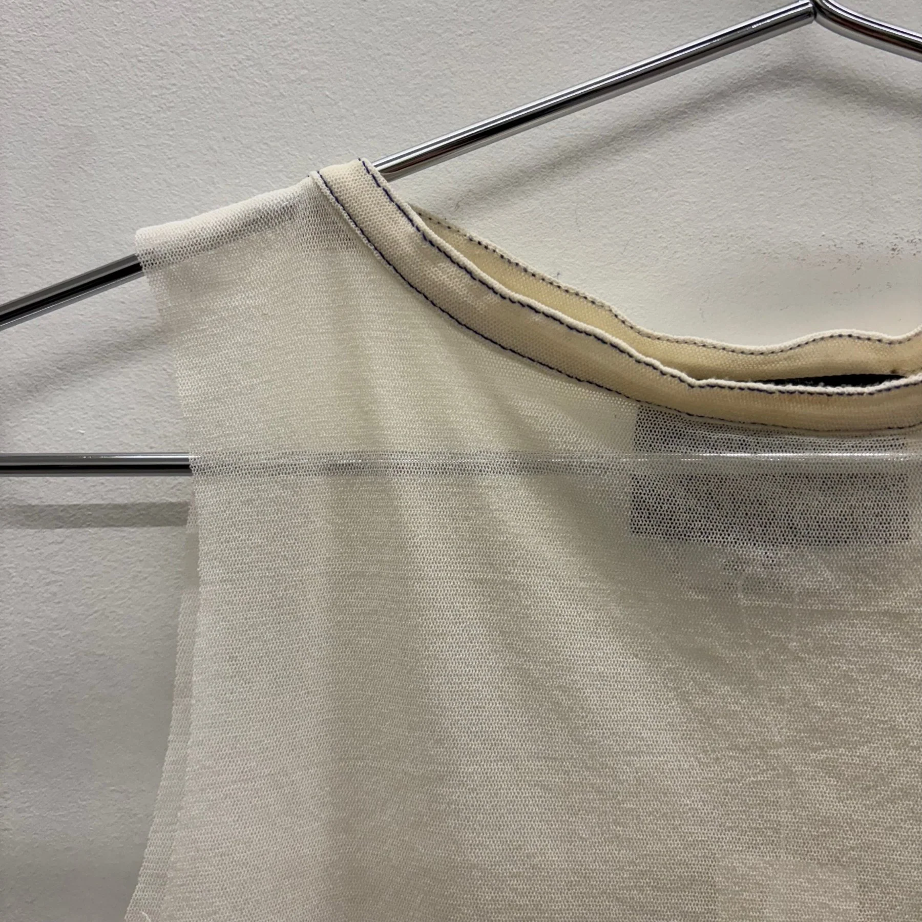 90s Jean Paul Gaultier Sleeveless Mesh Top - Image 3