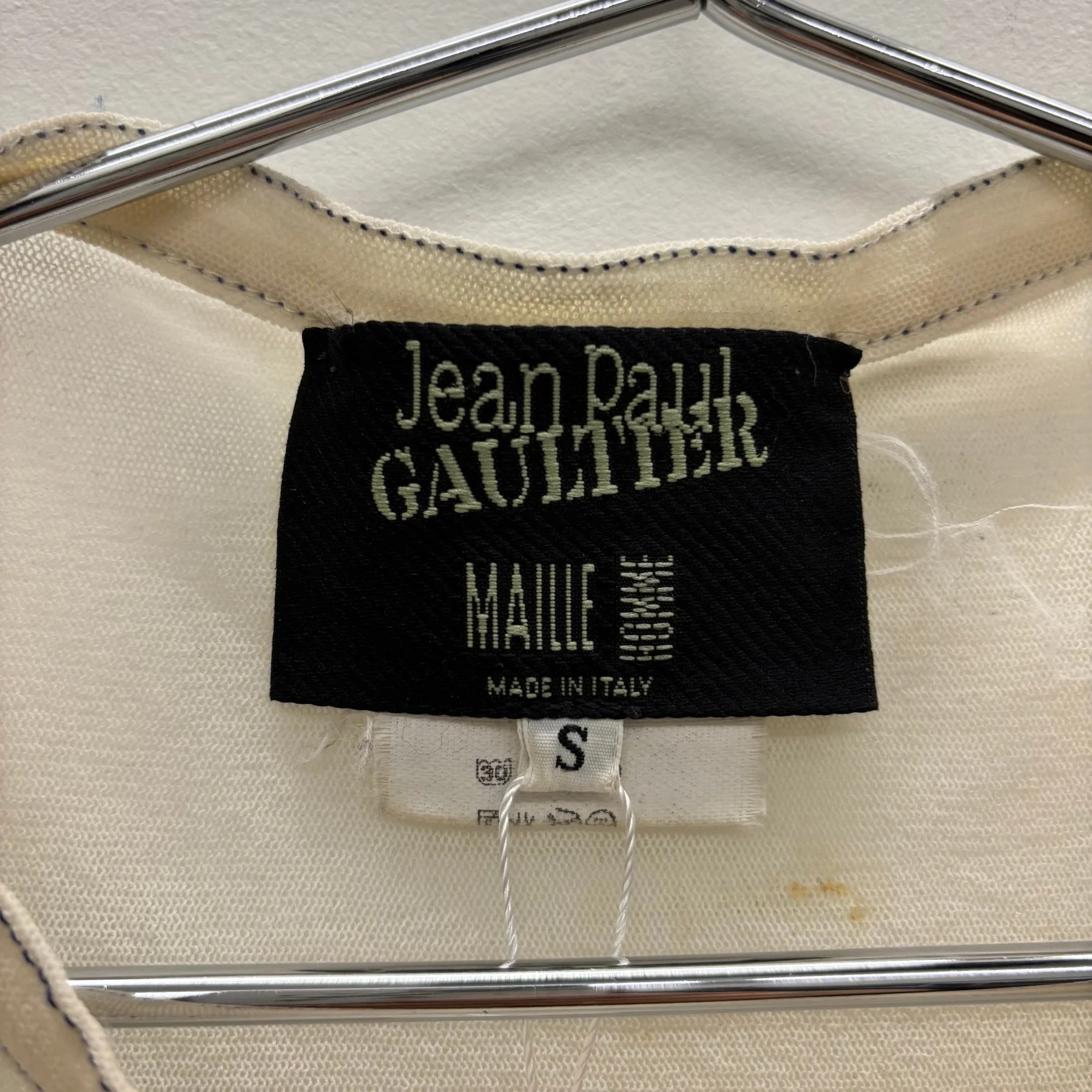 90s Jean Paul Gaultier Sleeveless Mesh Top - Image 8