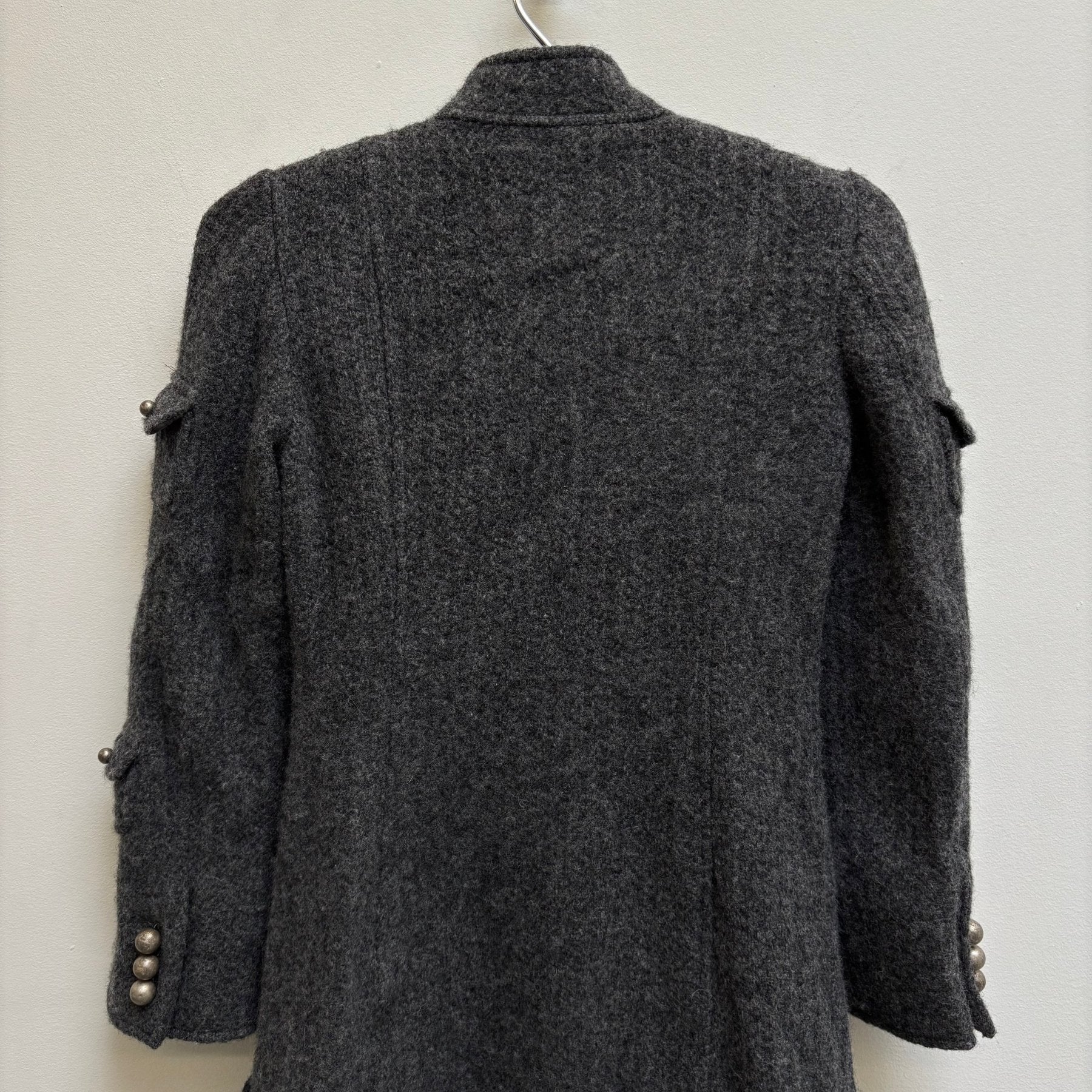 90s Moschino Multi-Pocket Wool Topcoat - Image 10