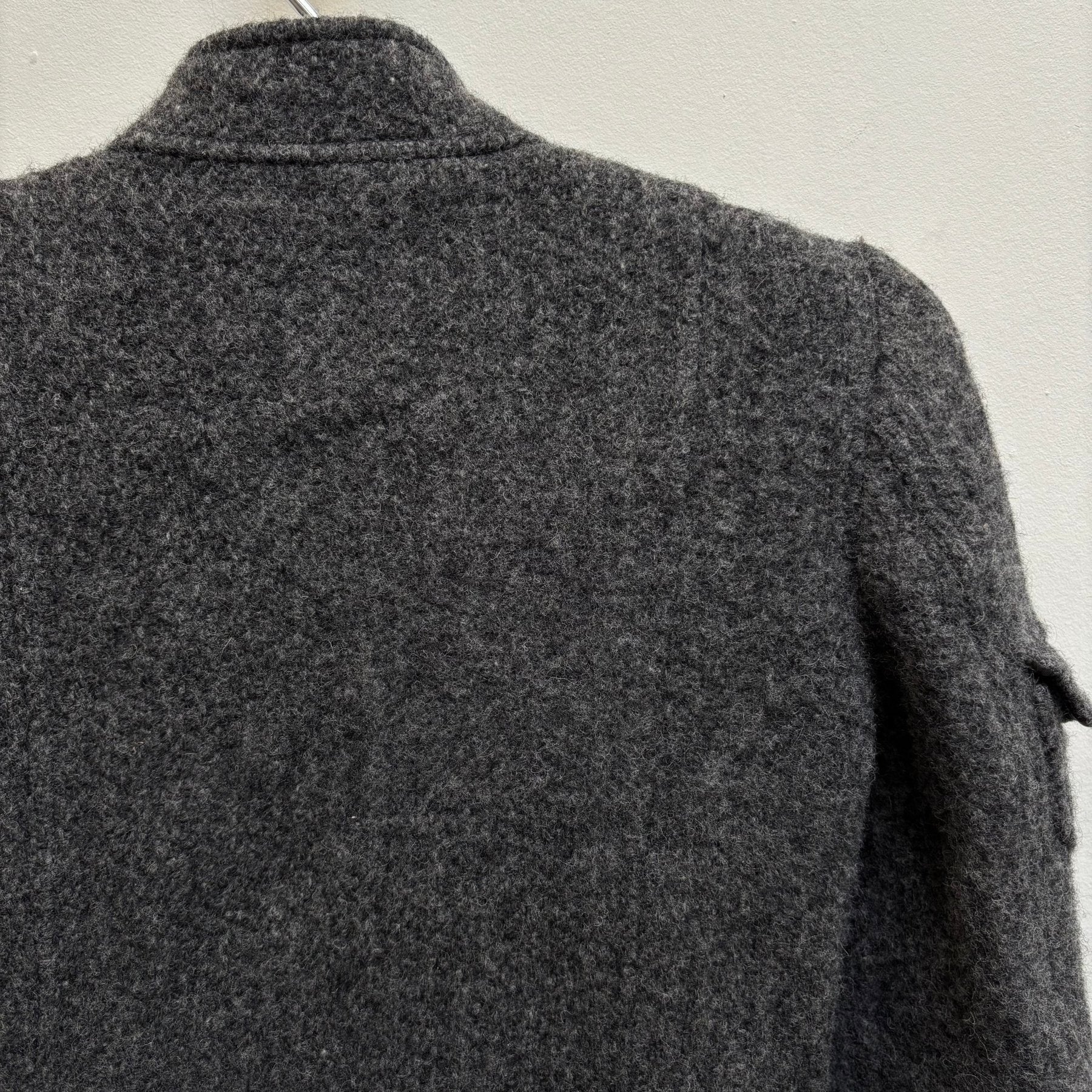 90s Moschino Multi-Pocket Wool Topcoat - Image 12