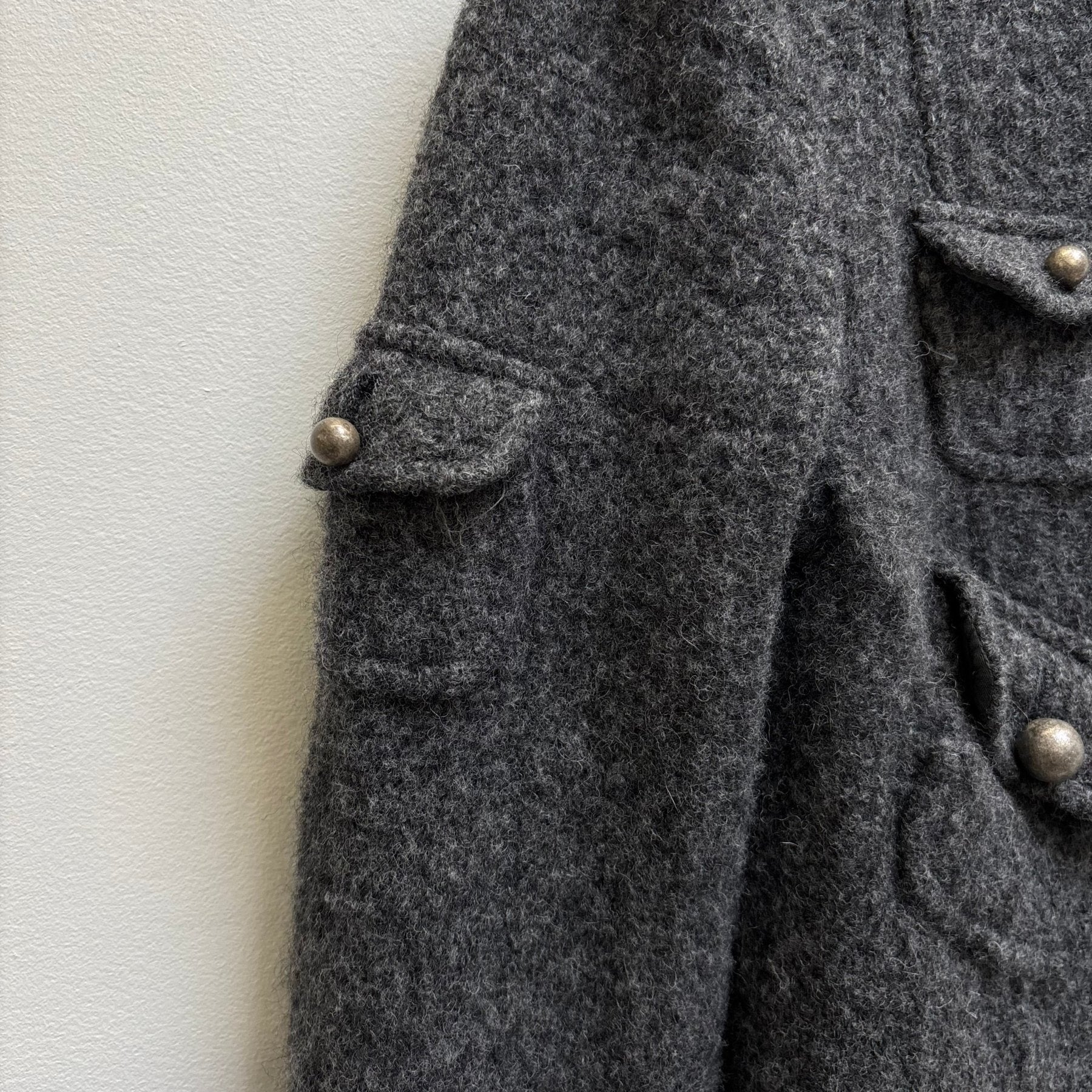 90s Moschino Multi-Pocket Wool Topcoat - Image 8