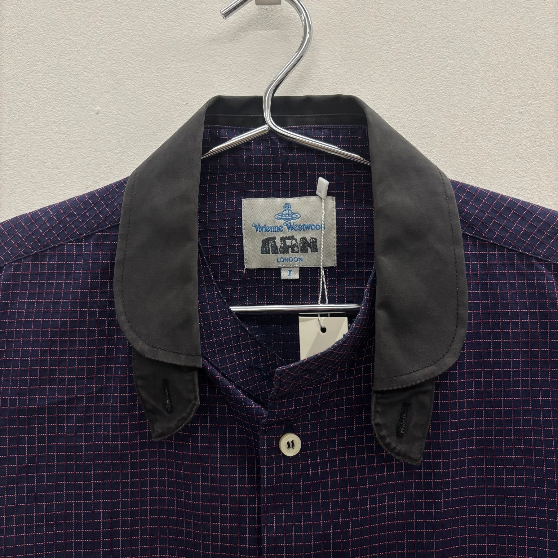 90s Vivienne Westwood Detachable Collar Button Up - Image 3
