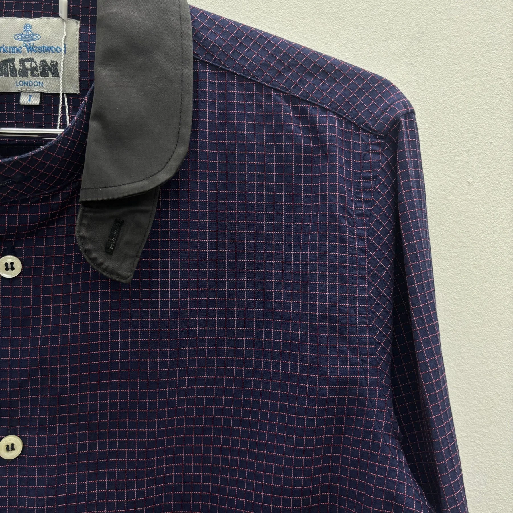 90s Vivienne Westwood Detachable Collar Button Up - Image 4