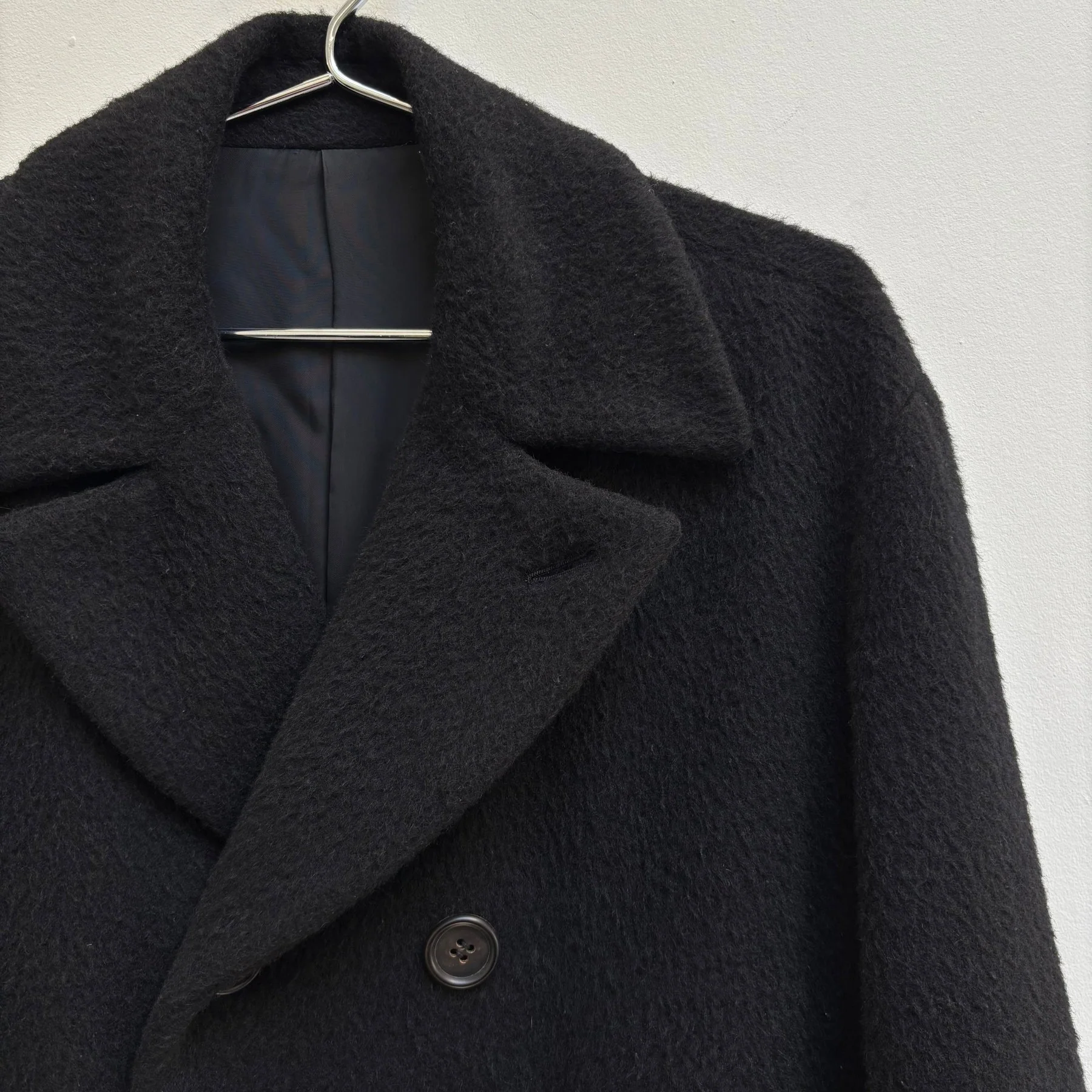 90s Y’s by Yohji Yamamoto Wool Top Coat - Image 3