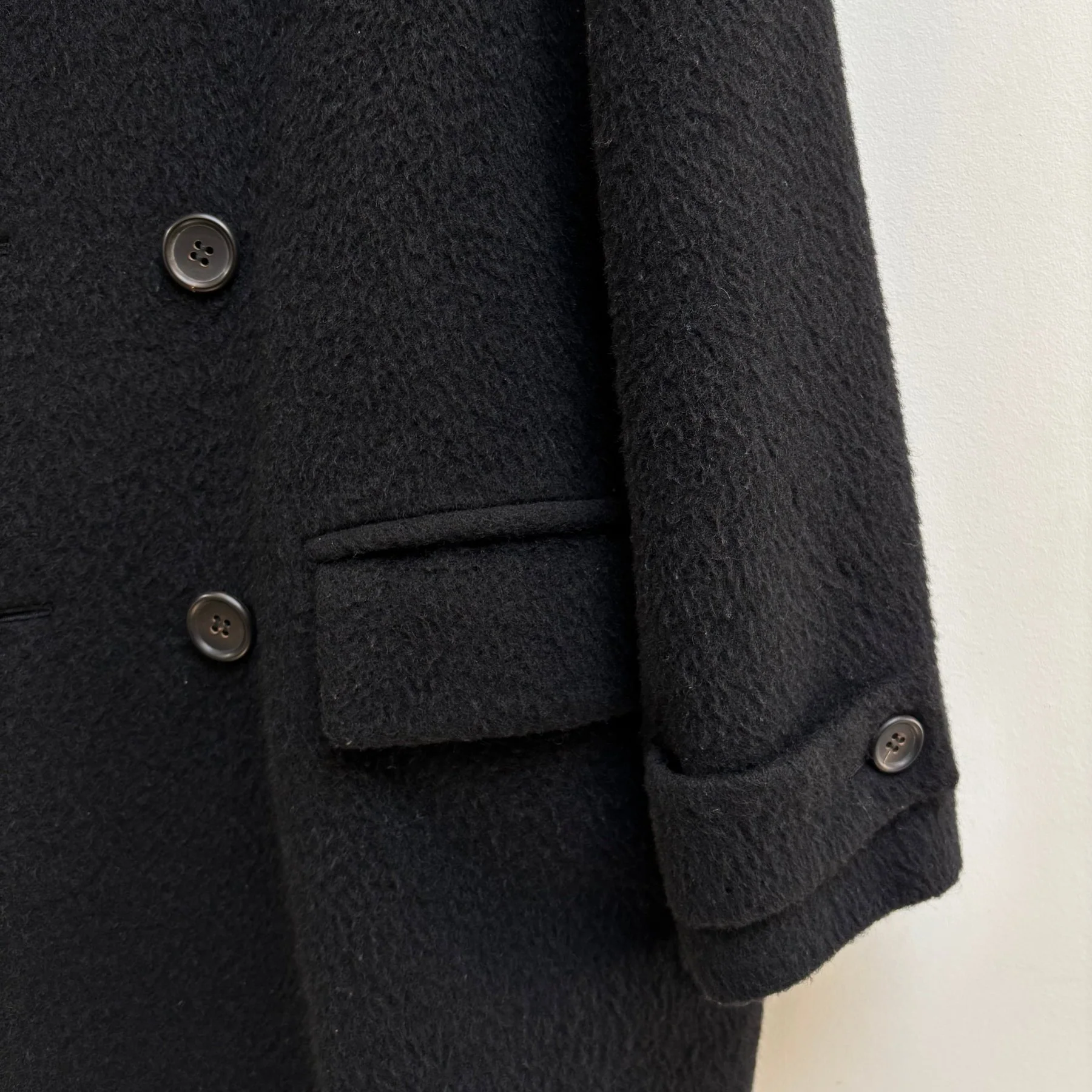 90s Y’s by Yohji Yamamoto Wool Top Coat - Image 4