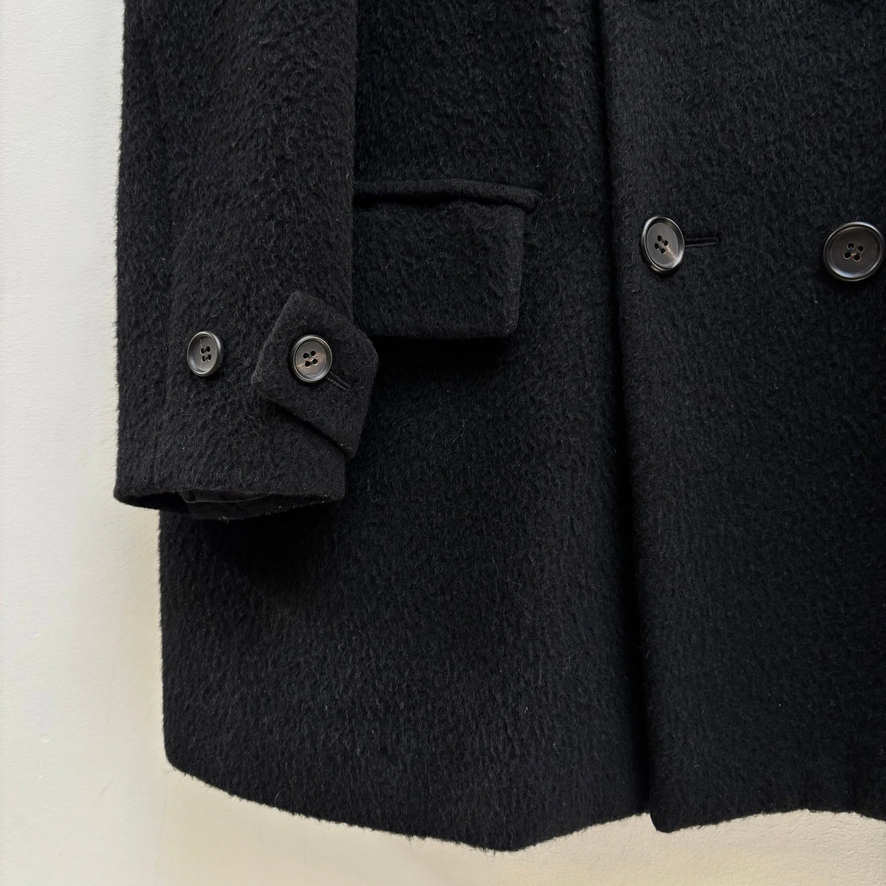 90s Y’s by Yohji Yamamoto Wool Top Coat - Image 5