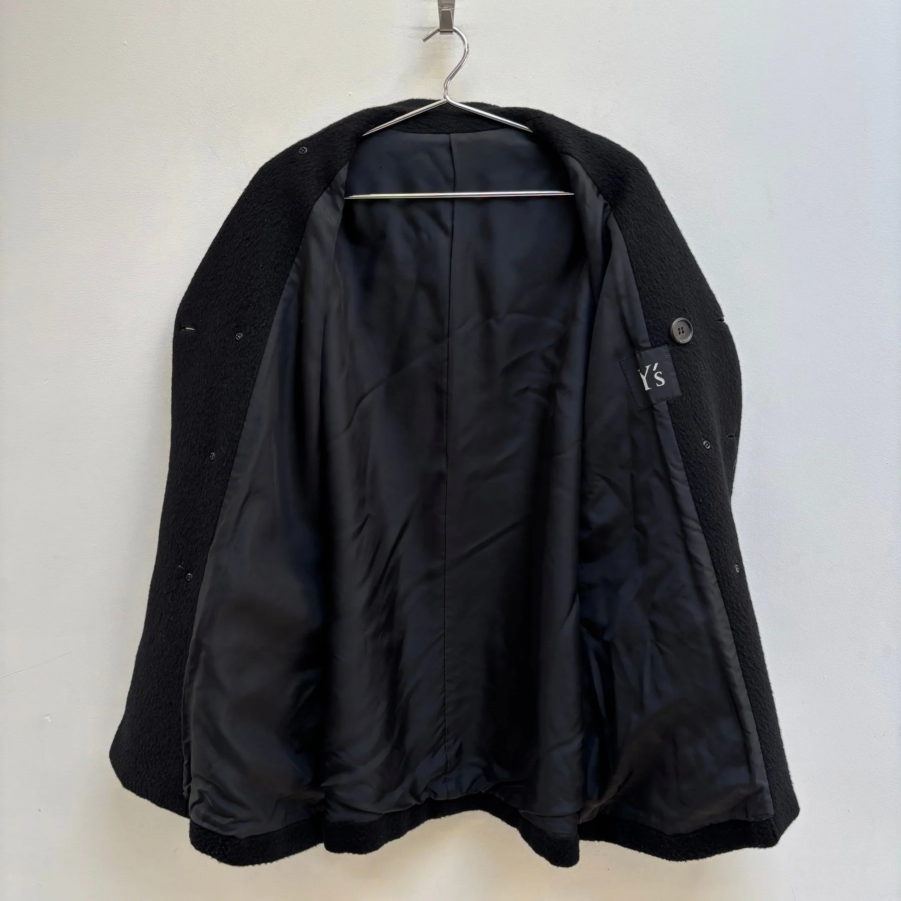 90s Y’s by Yohji Yamamoto Wool Top Coat - Image 7
