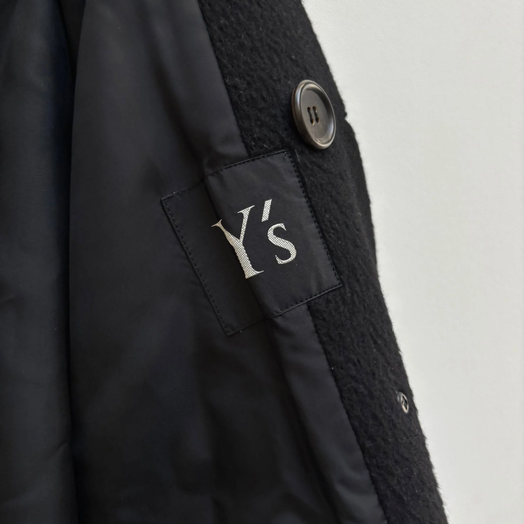 90s Y’s by Yohji Yamamoto Wool Top Coat - Image 8